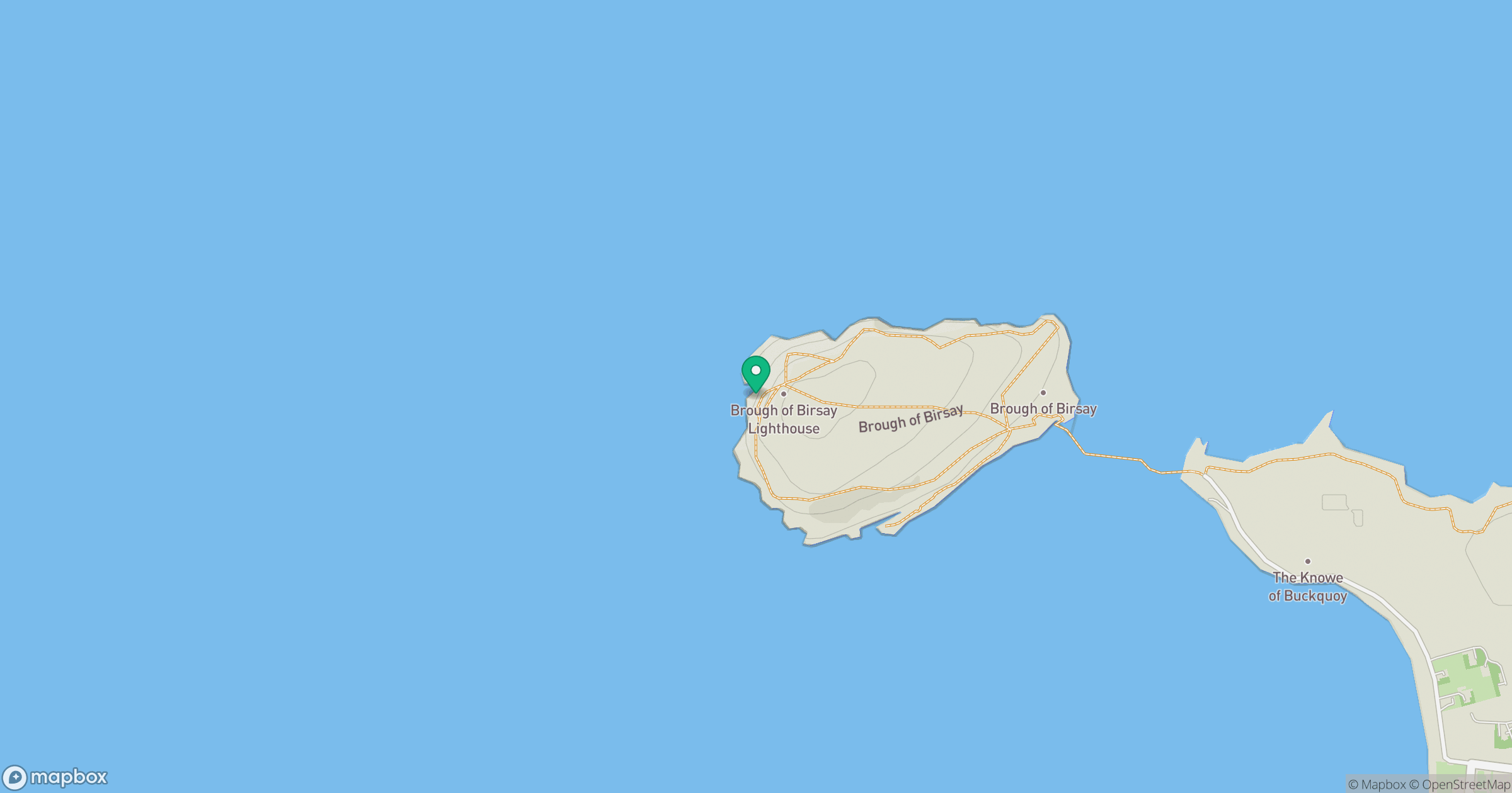 Brough of Birsay location map