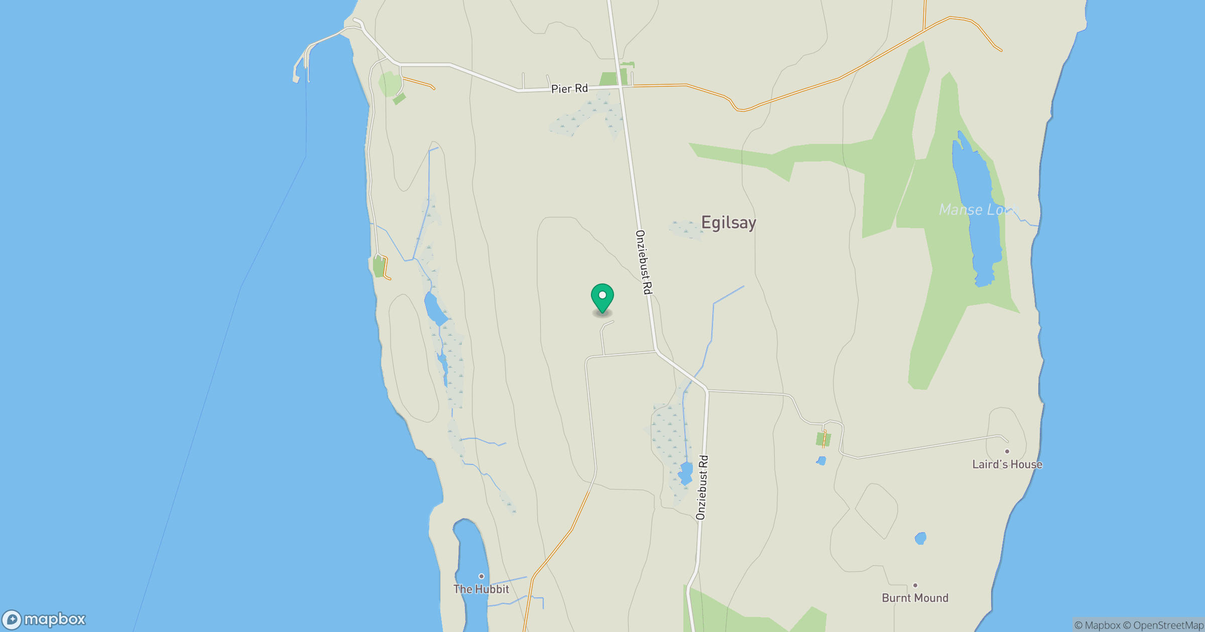 Egilsay location map