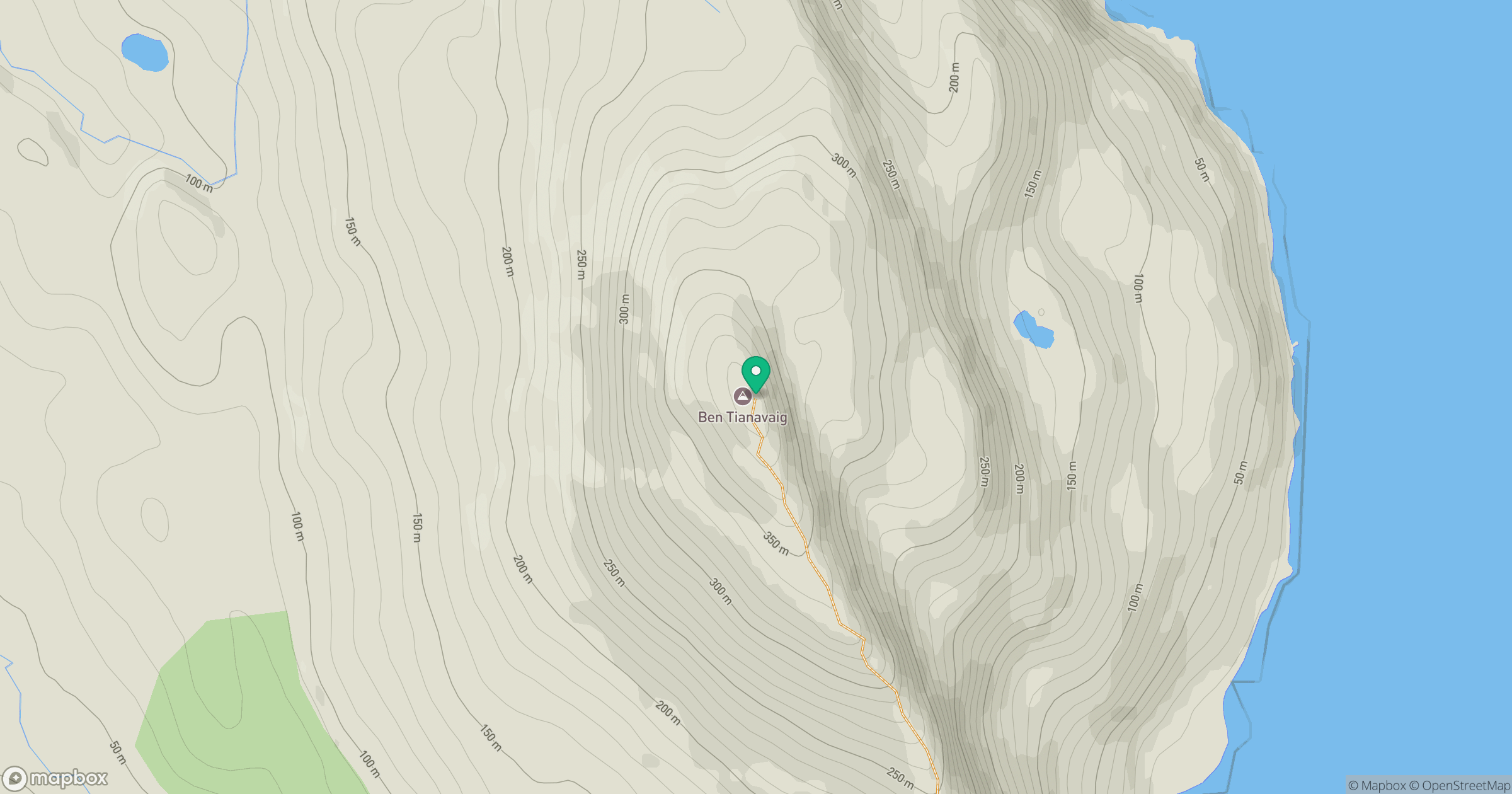 Ben Tianavaig location map