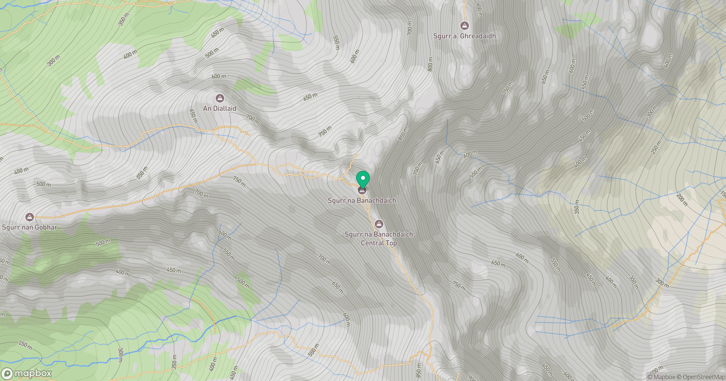 Sgurr na Banachdich [Sgurr na Banachdaich] location map