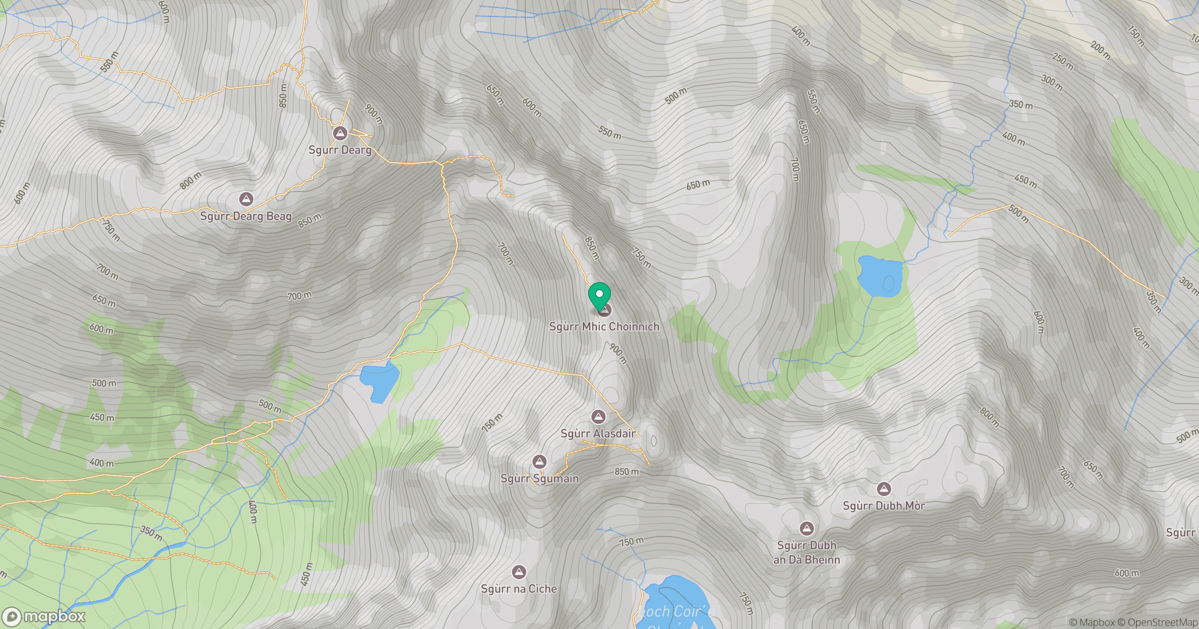 Sgurr Mhic Choinnich location map