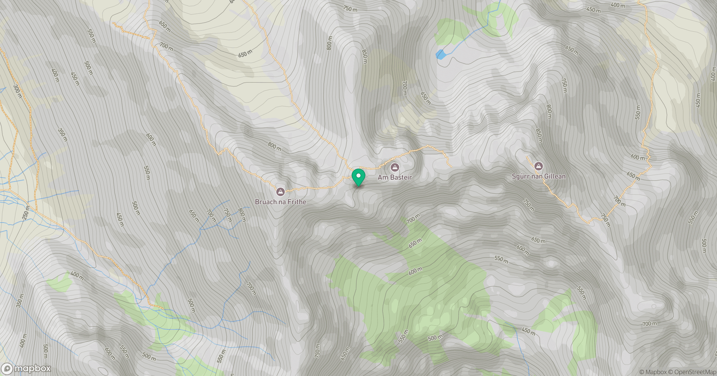 Sgurr a' Fionn Choire location map
