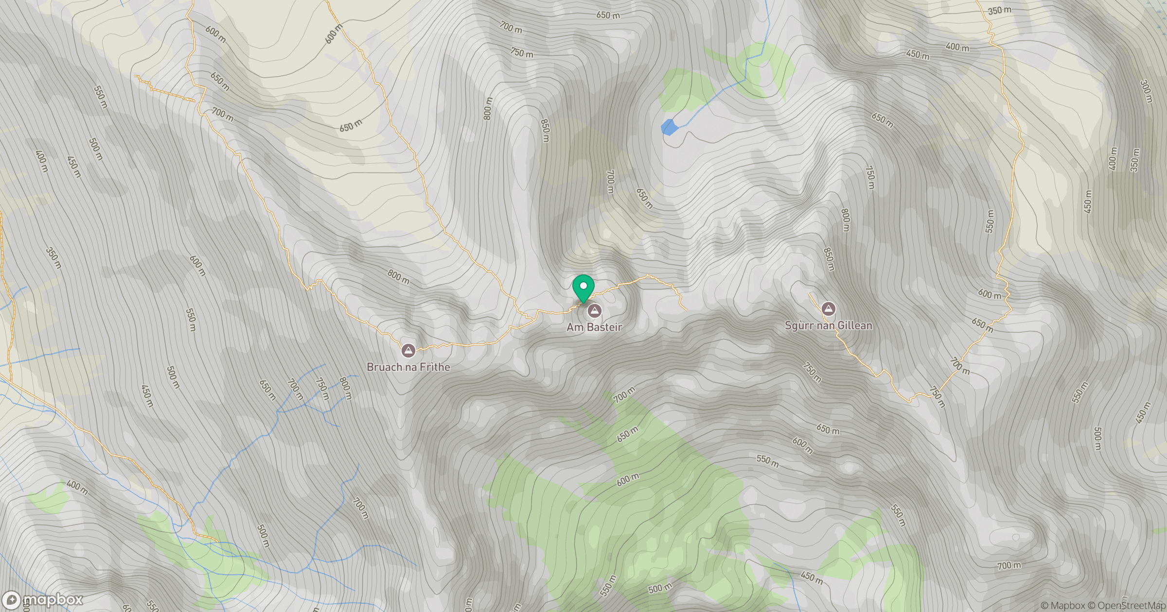 Am Basteir location map