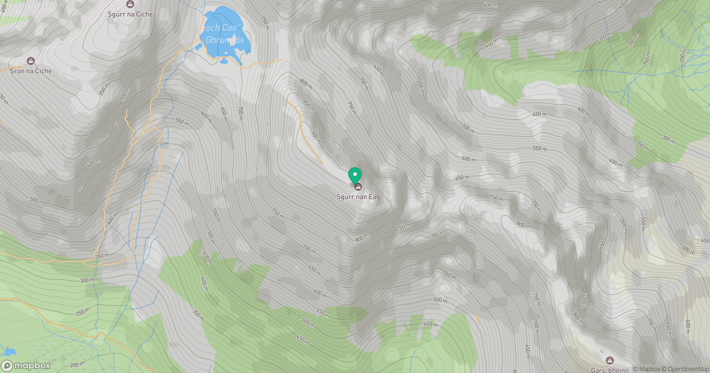 Sgurr nan Eag location map