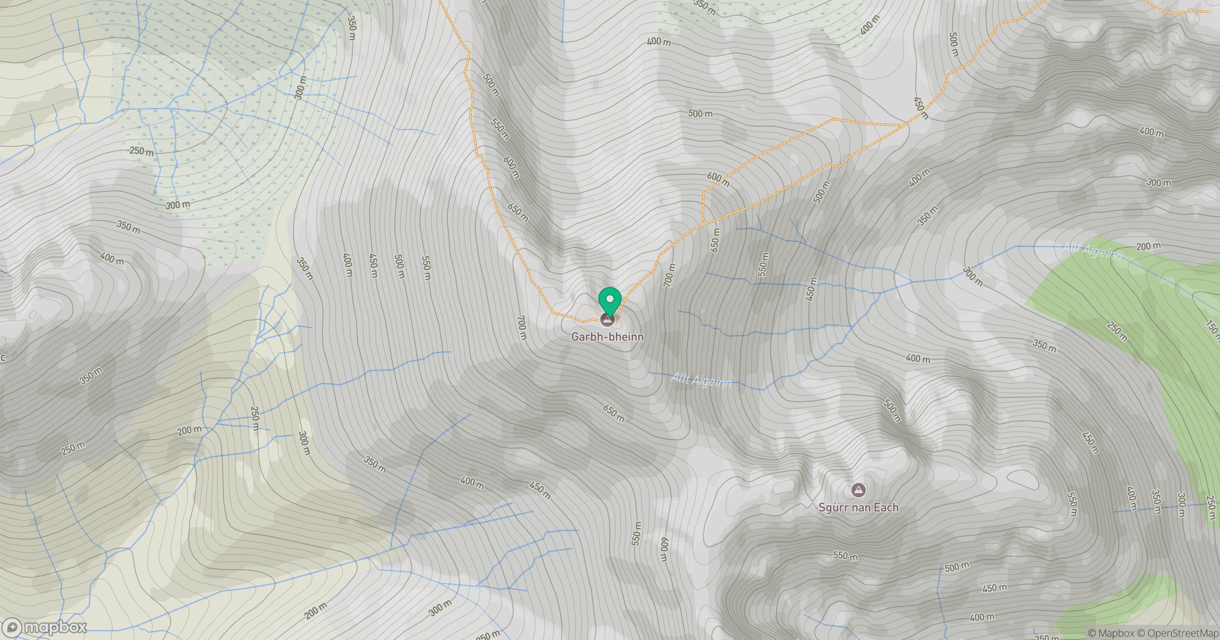 Garbh-bheinn location map