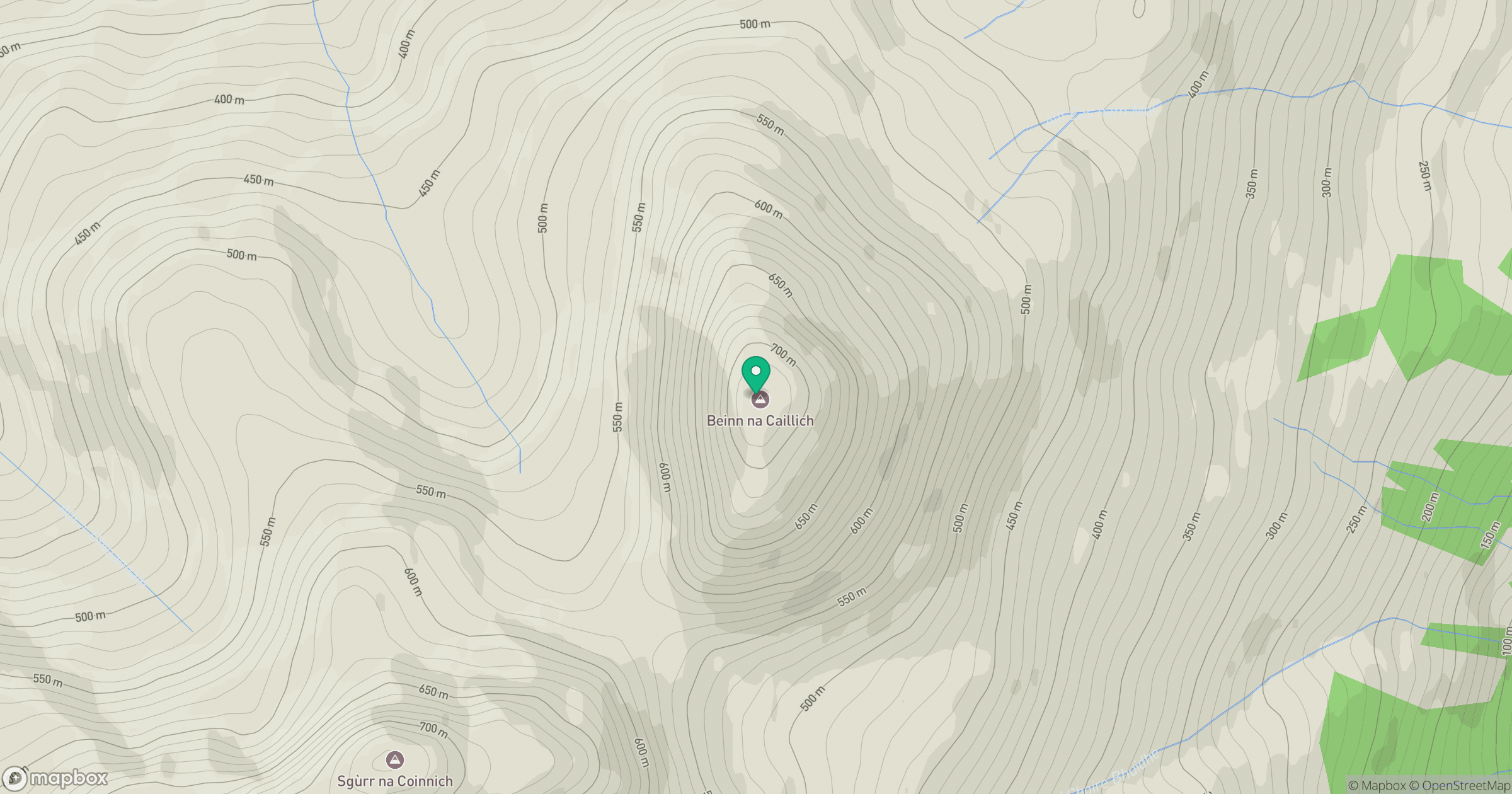 Beinn na Caillich location map