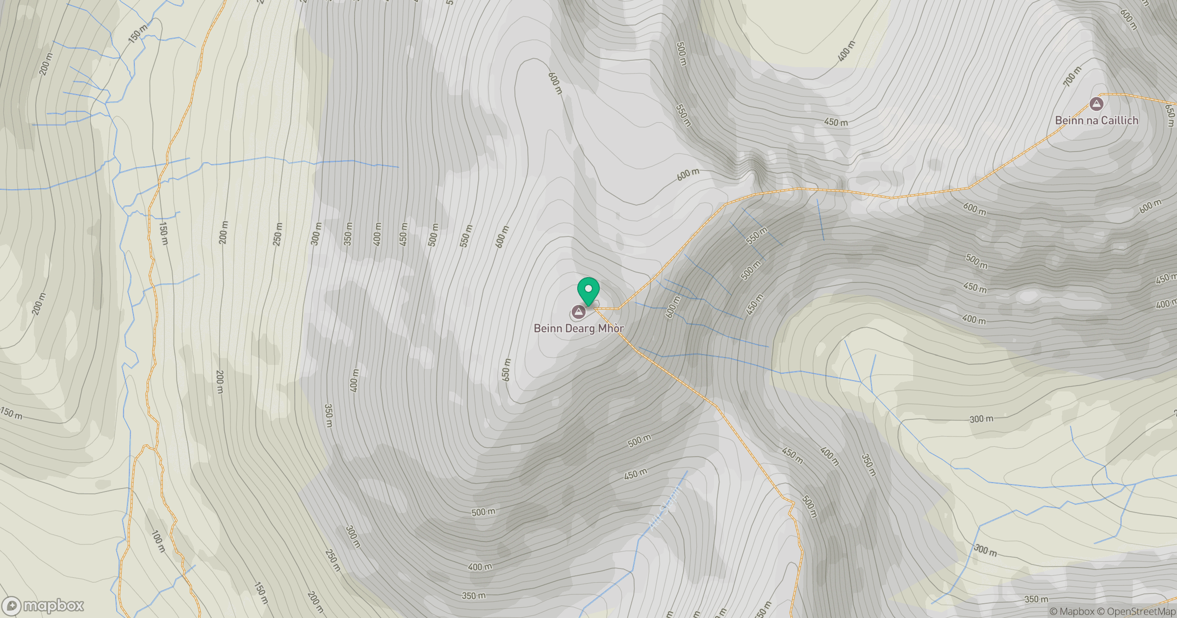 Beinn Dearg Mhor location map