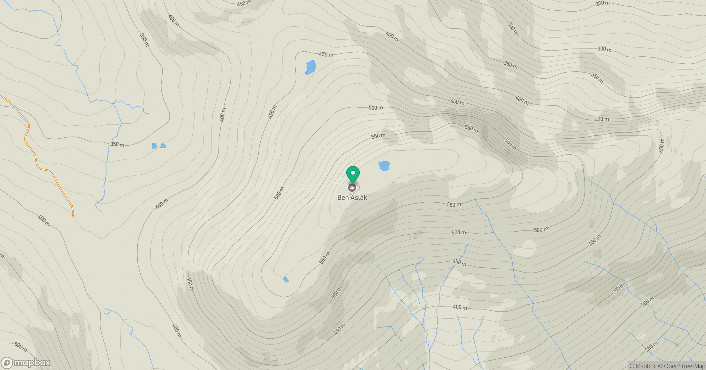 Ben Aslak location map
