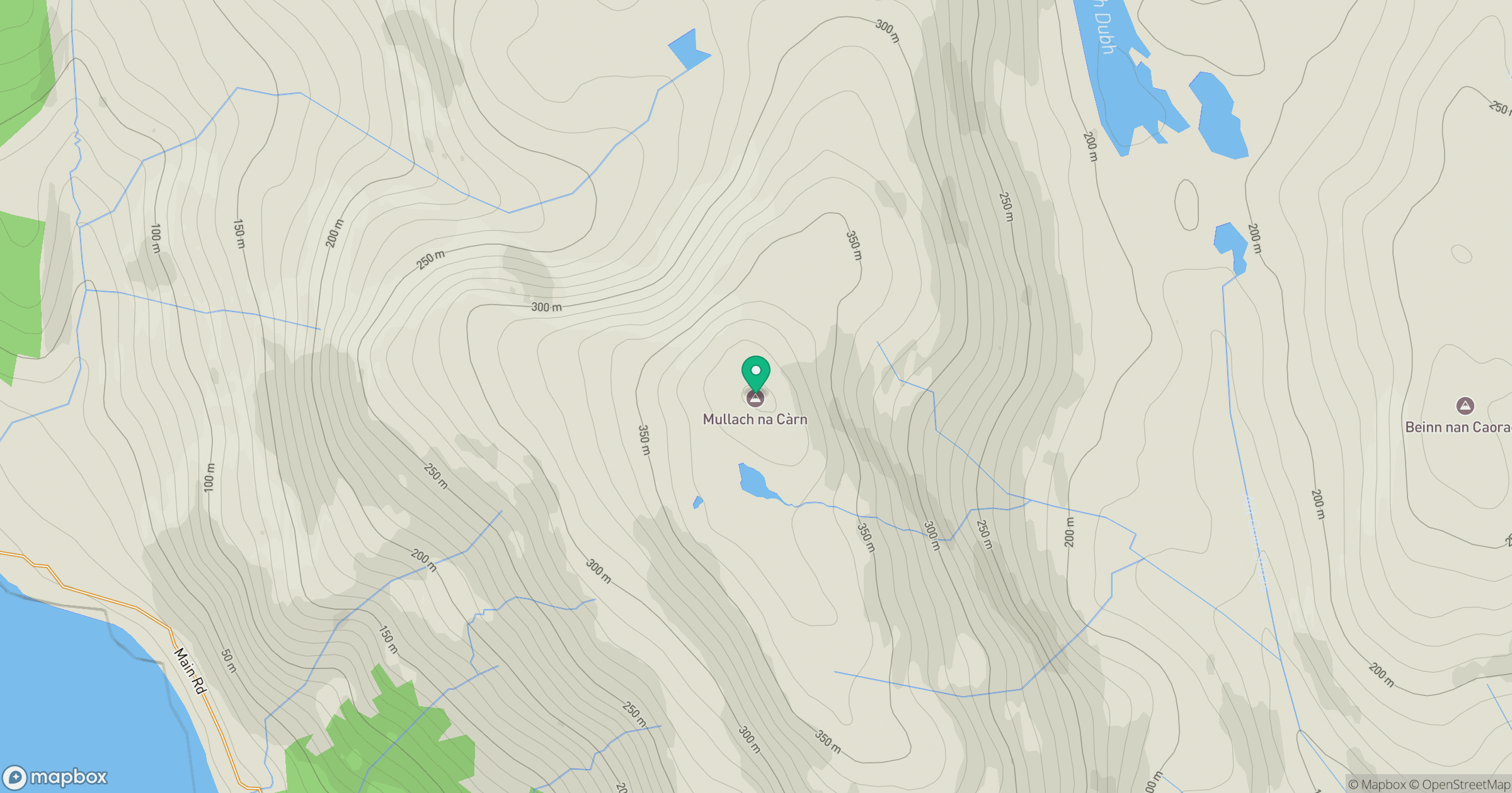 Mullach na Carn location map