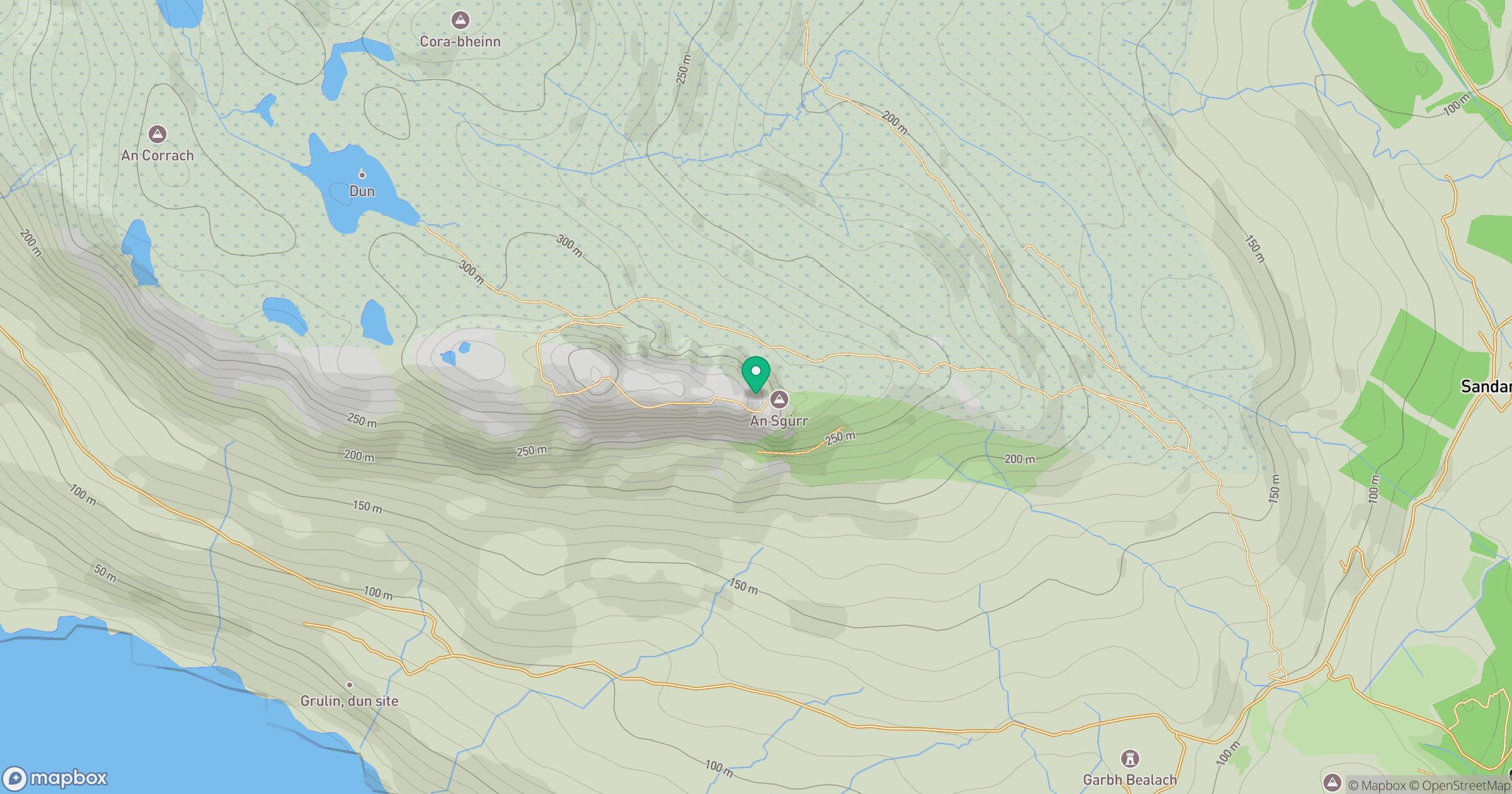 An Sgurr location map
