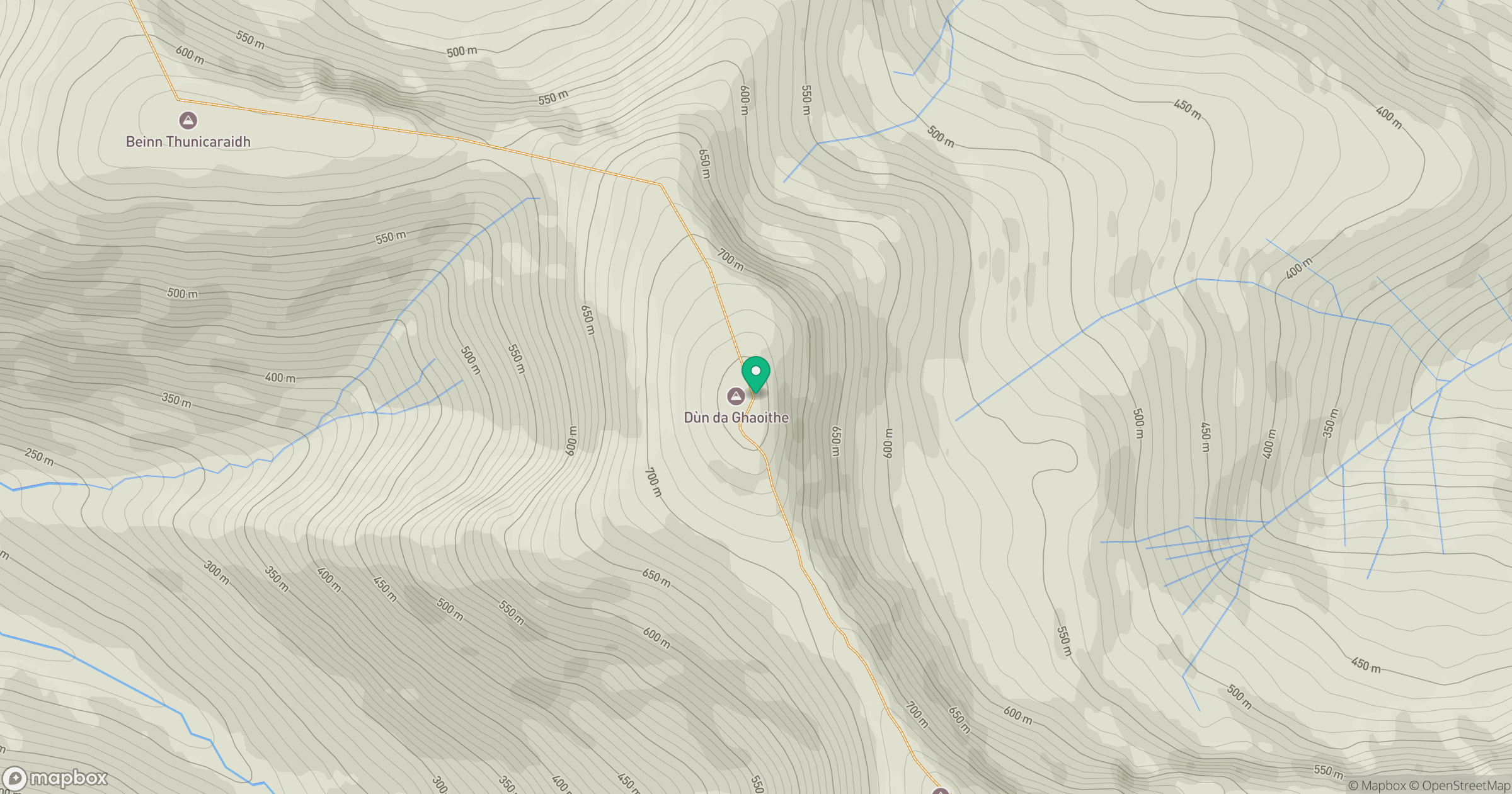 Dun da Ghaoithe location map