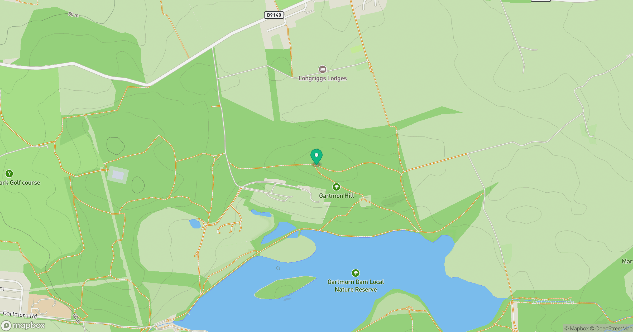 Gartmorn Hill location map