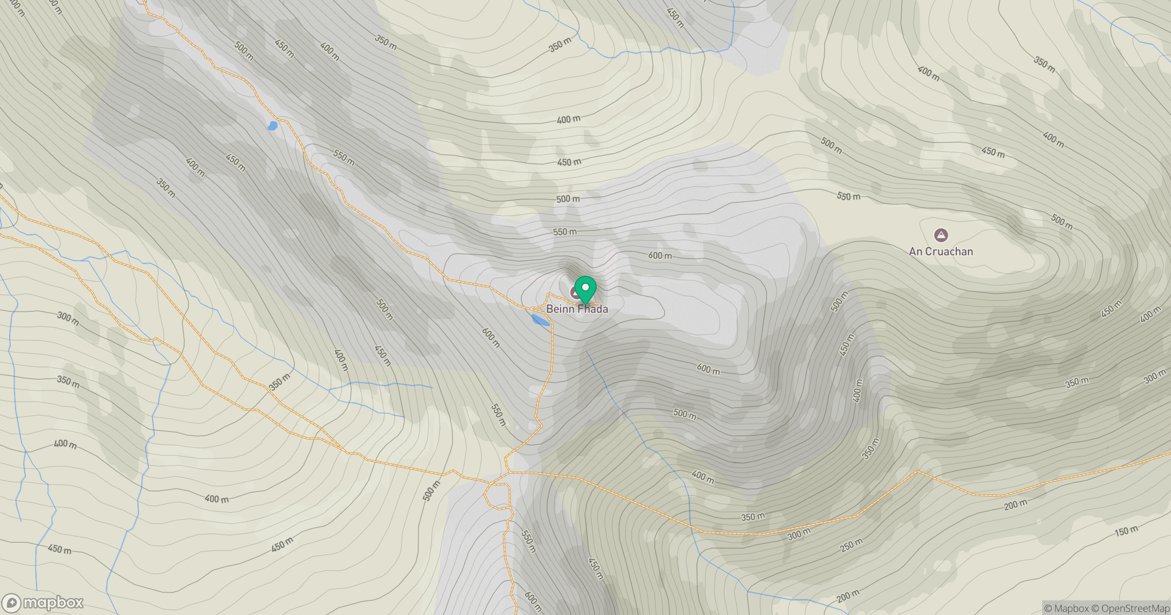 Beinn Fhada location map