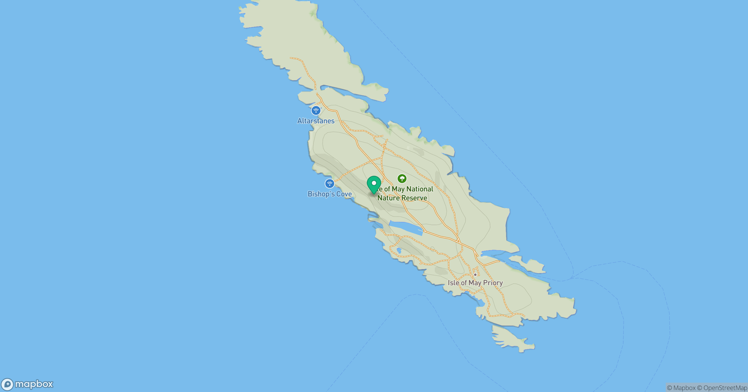 Isle of May location map