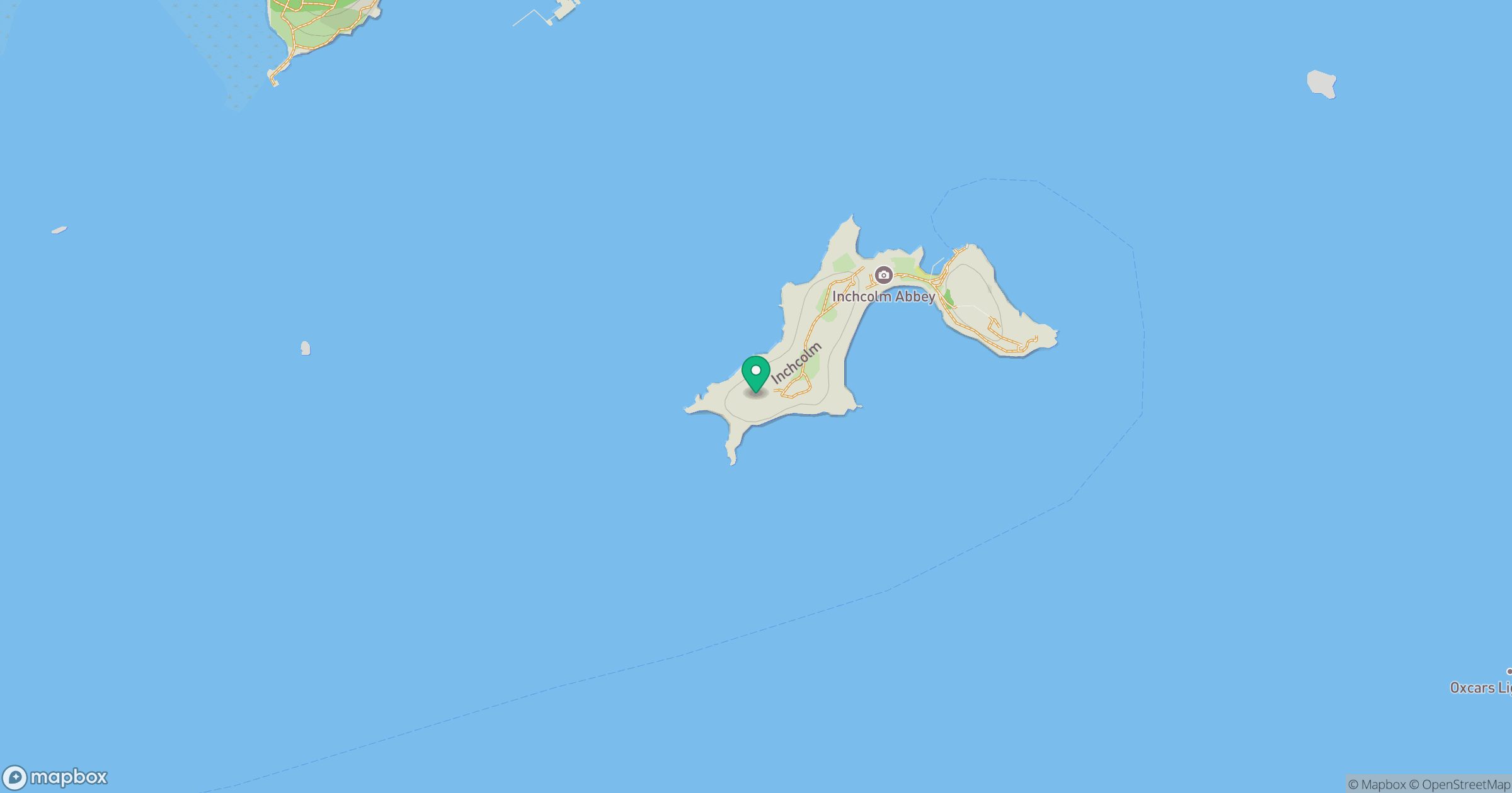 Inchcolm location map