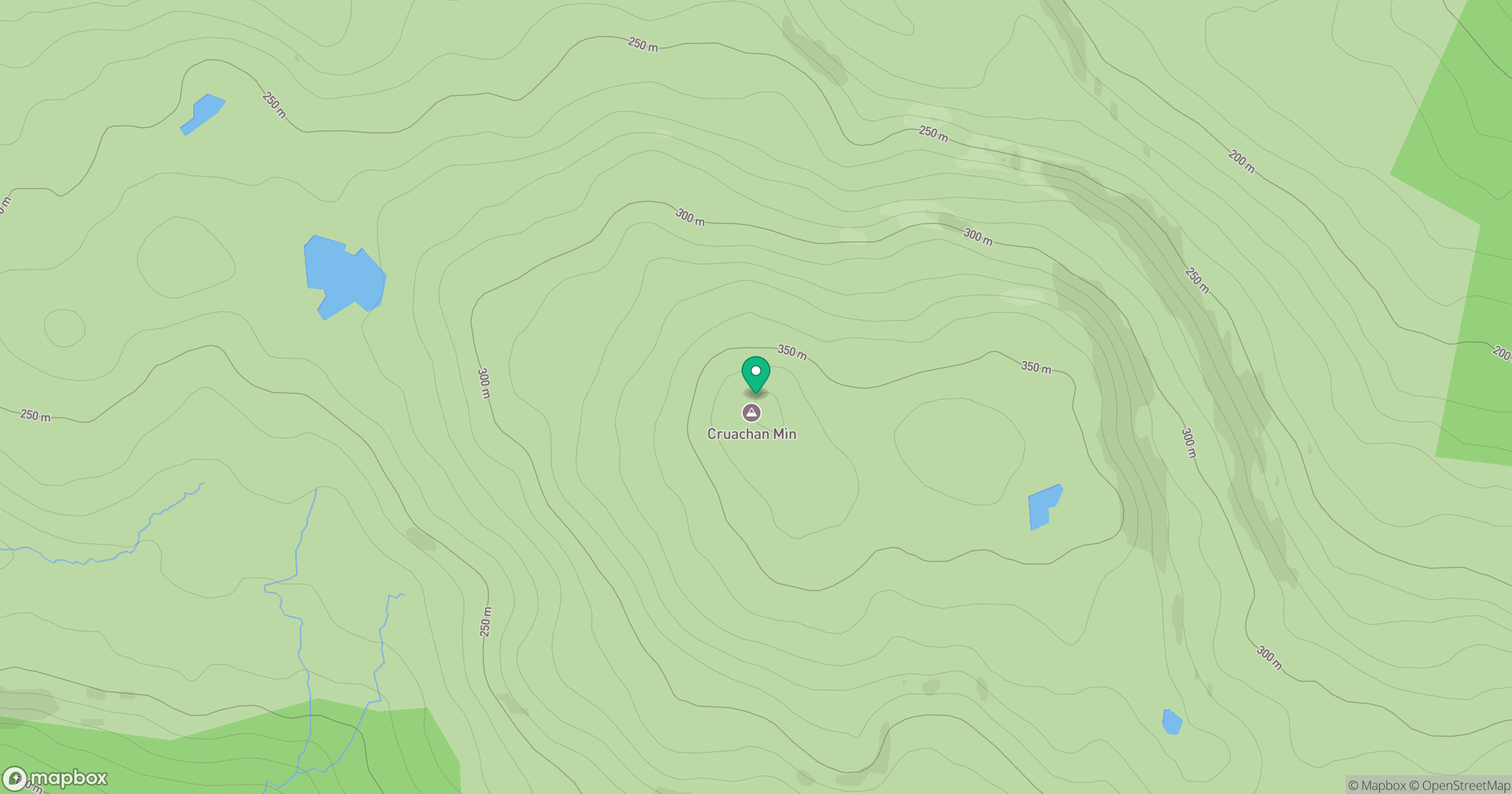 Cruachan Min location map