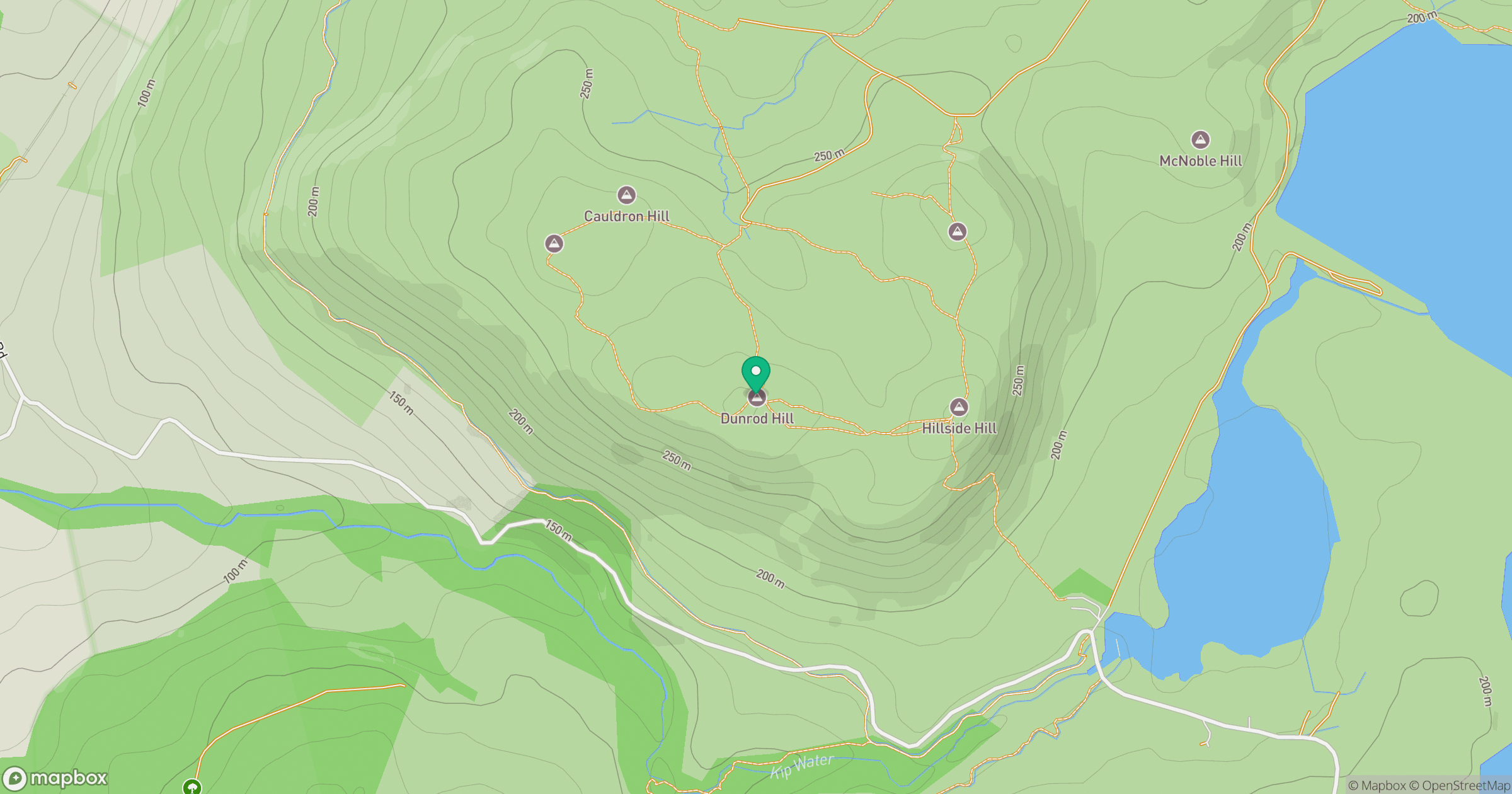 Dunrod Hill location map