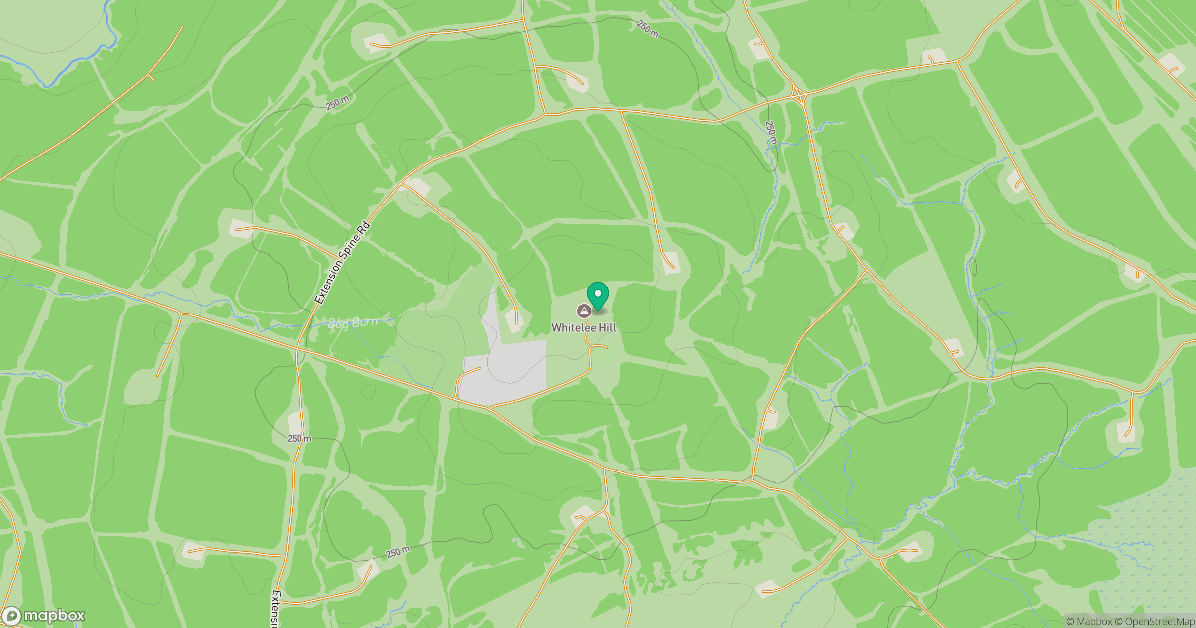 Whitelee Hill location map