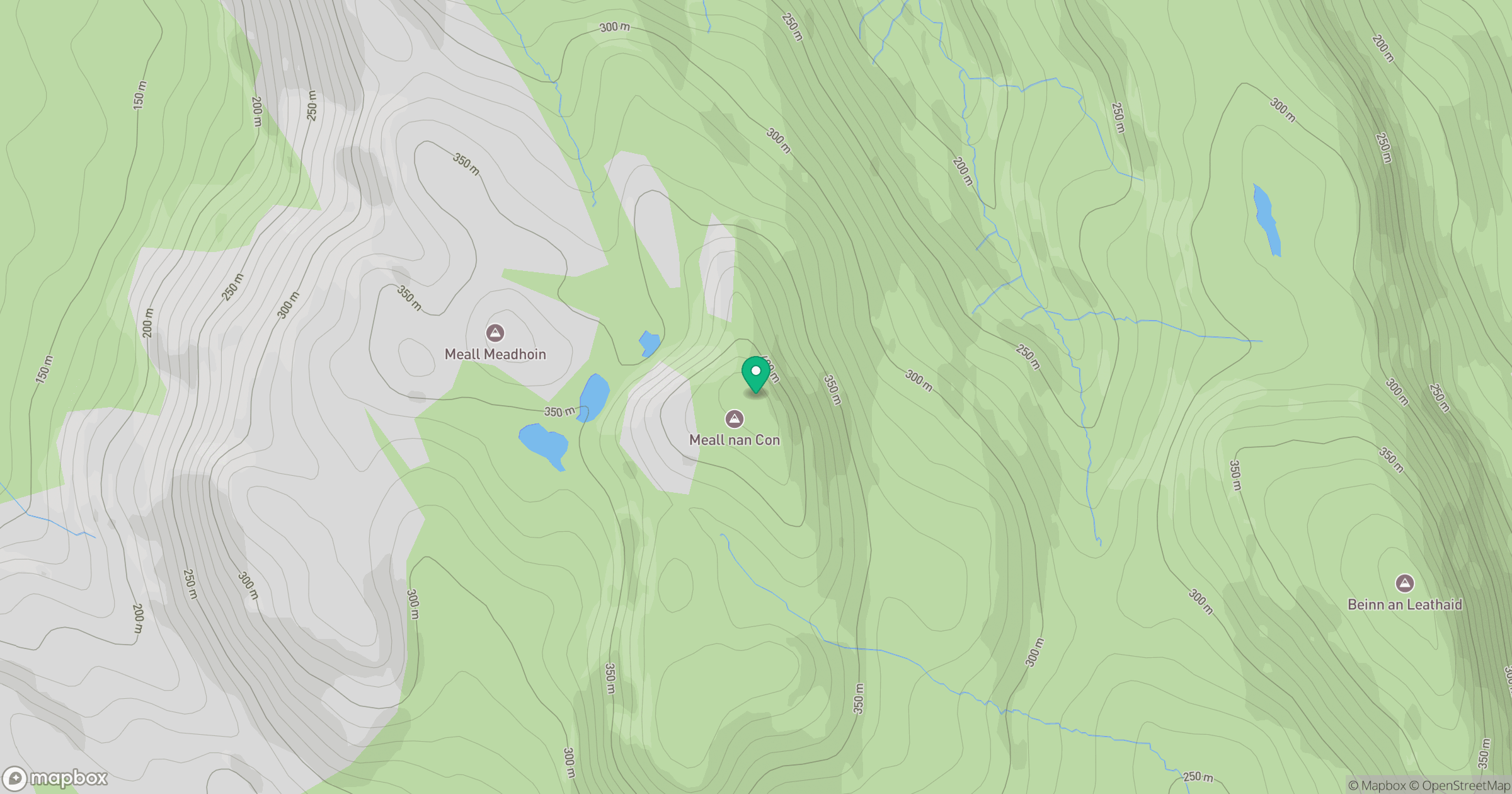 Meall nan Con location map
