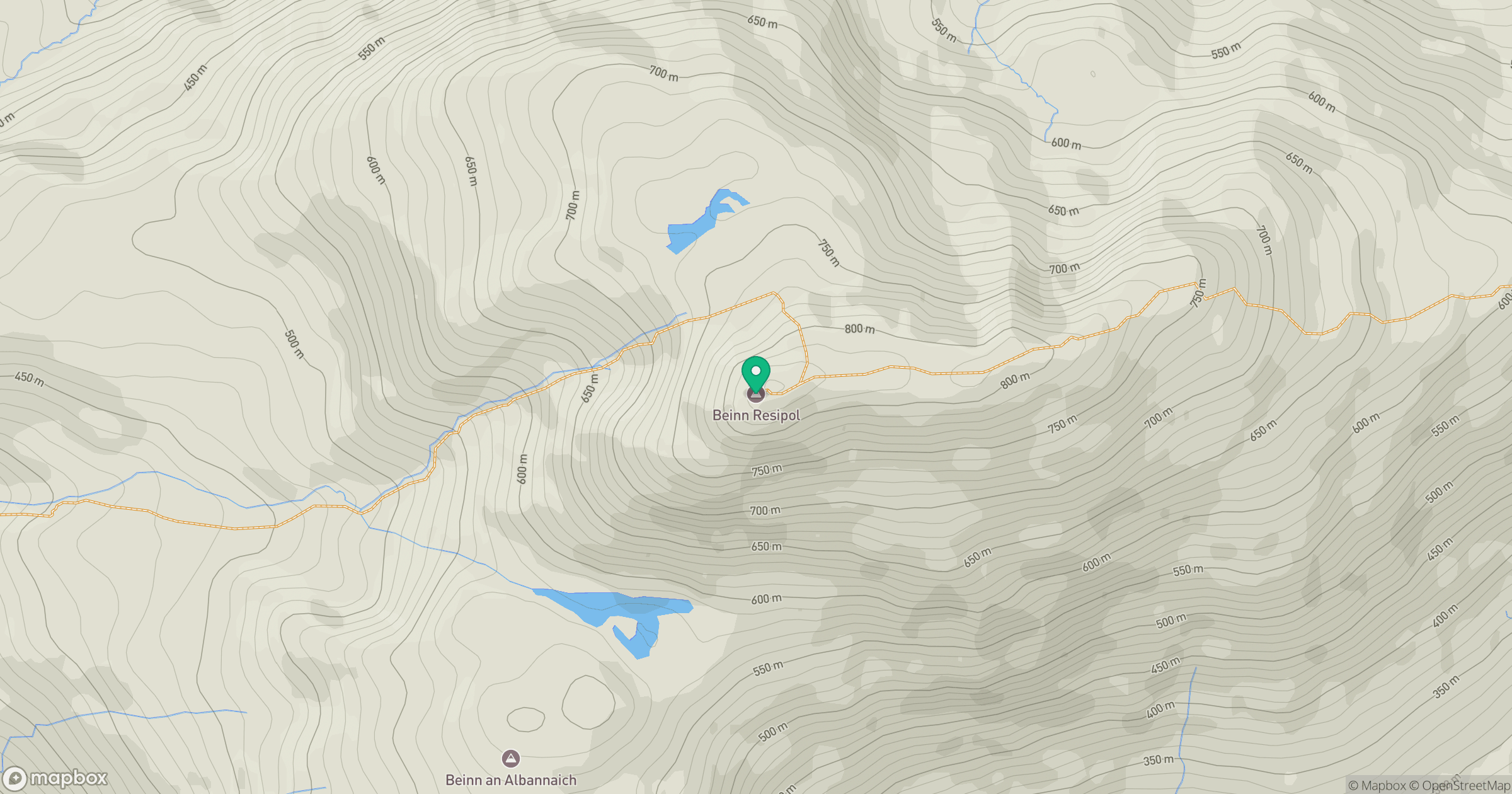 Beinn Resipol location map