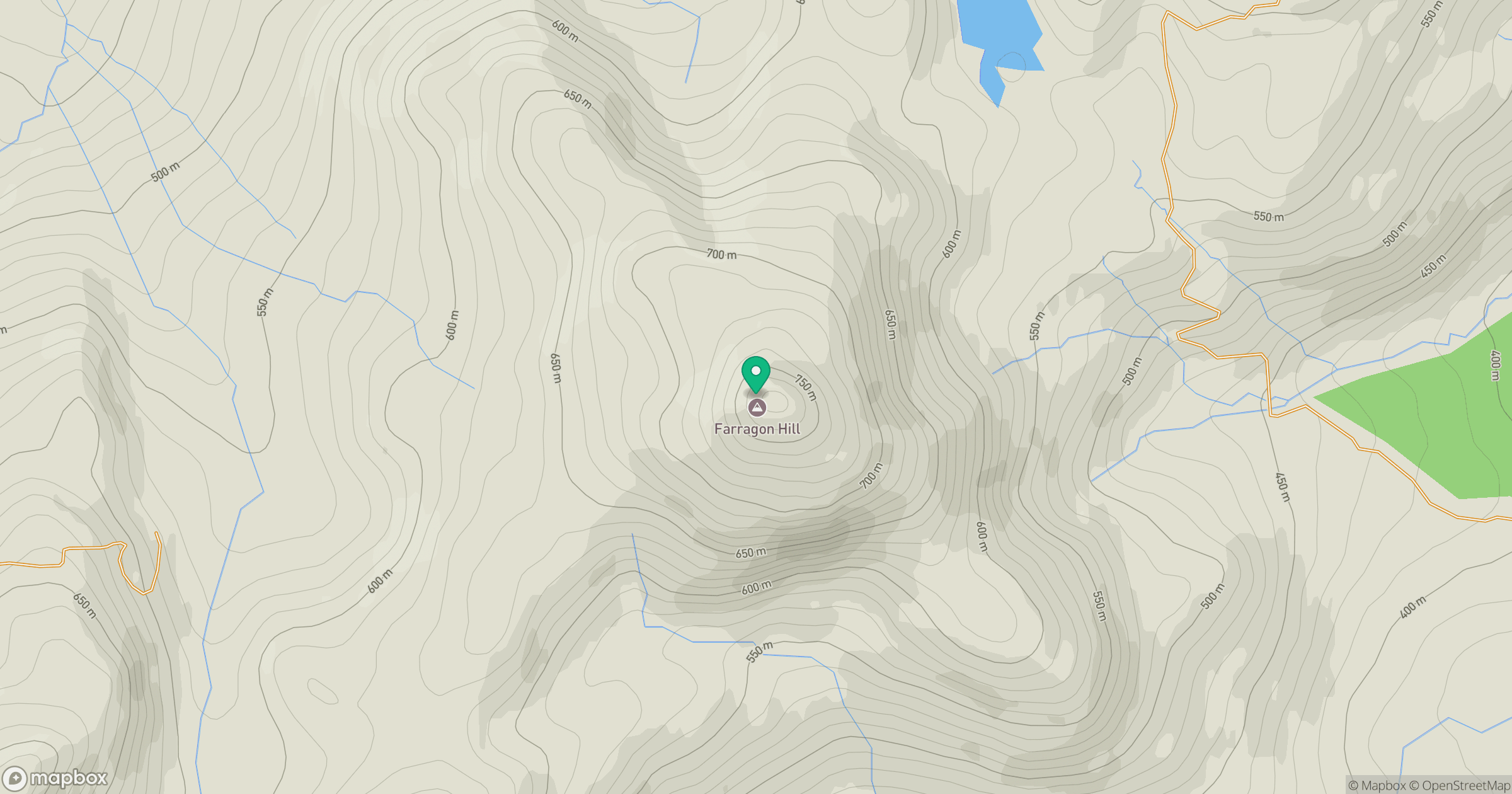 Farragon Hill location map