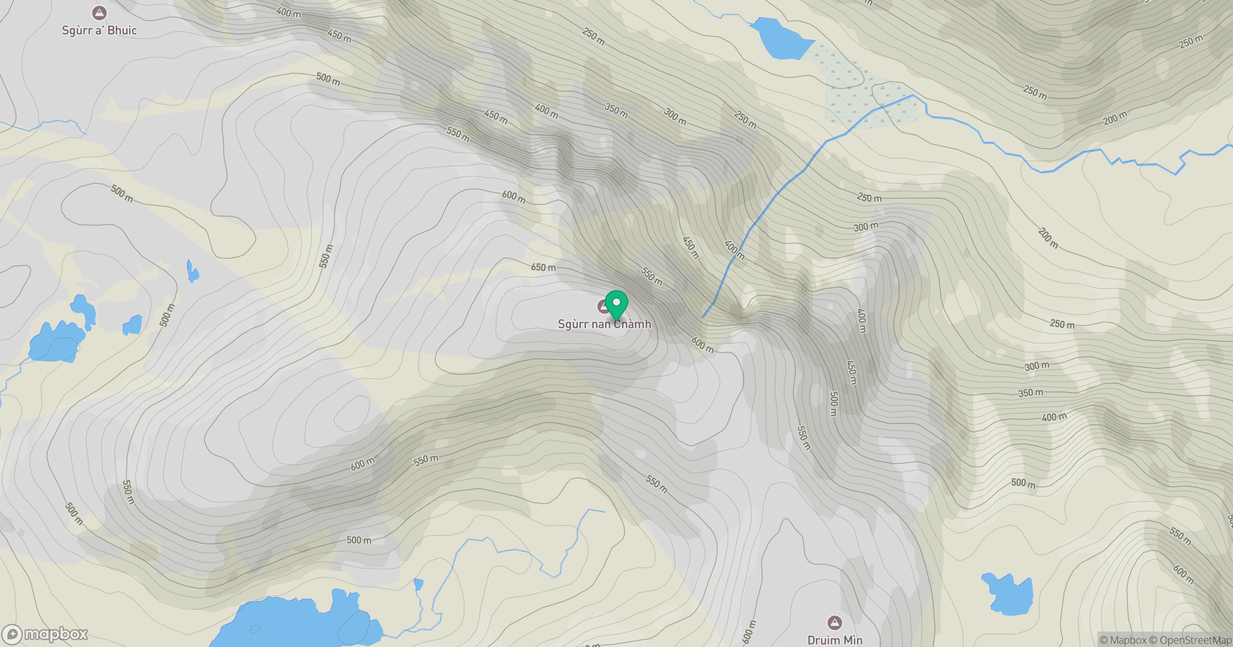 Sgurr nan Cnamh location map