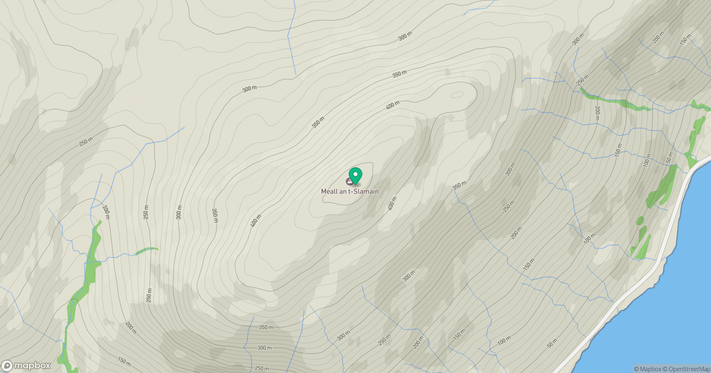 Meall an t-Slamain location map