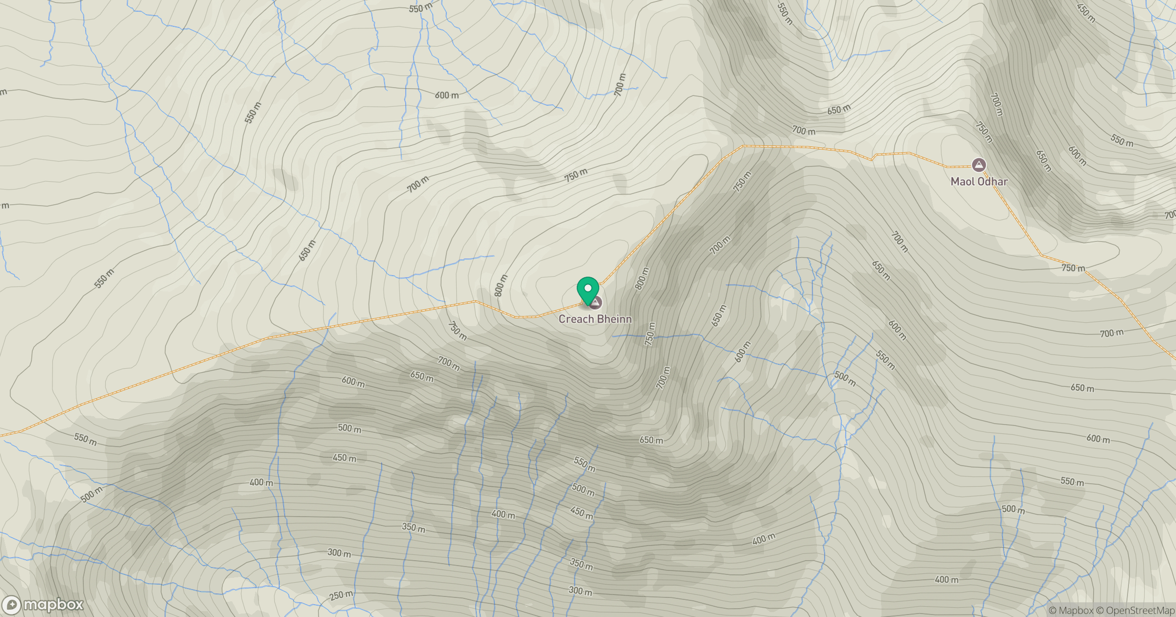Creach Bheinn location map