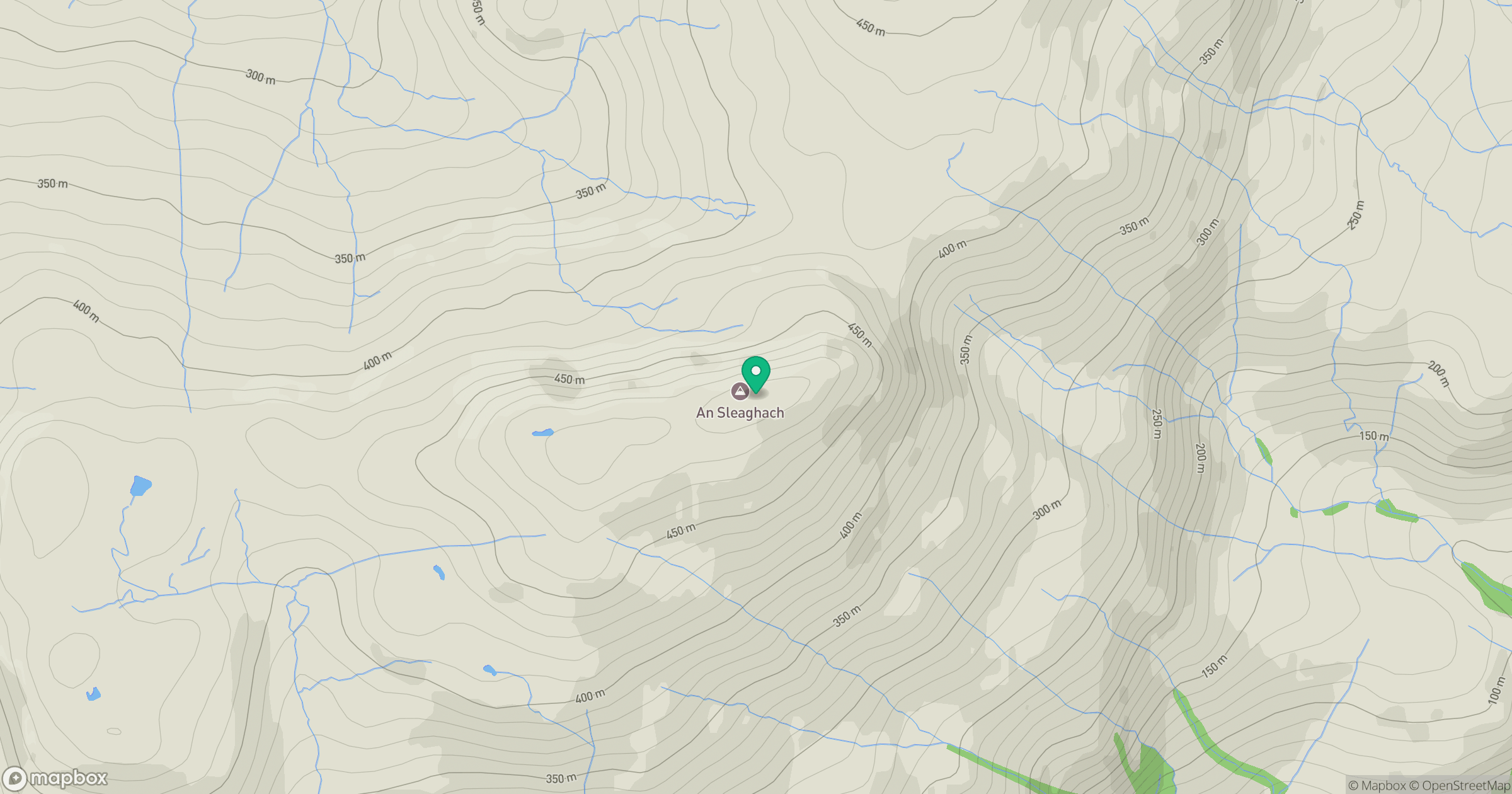 An Sleaghach location map