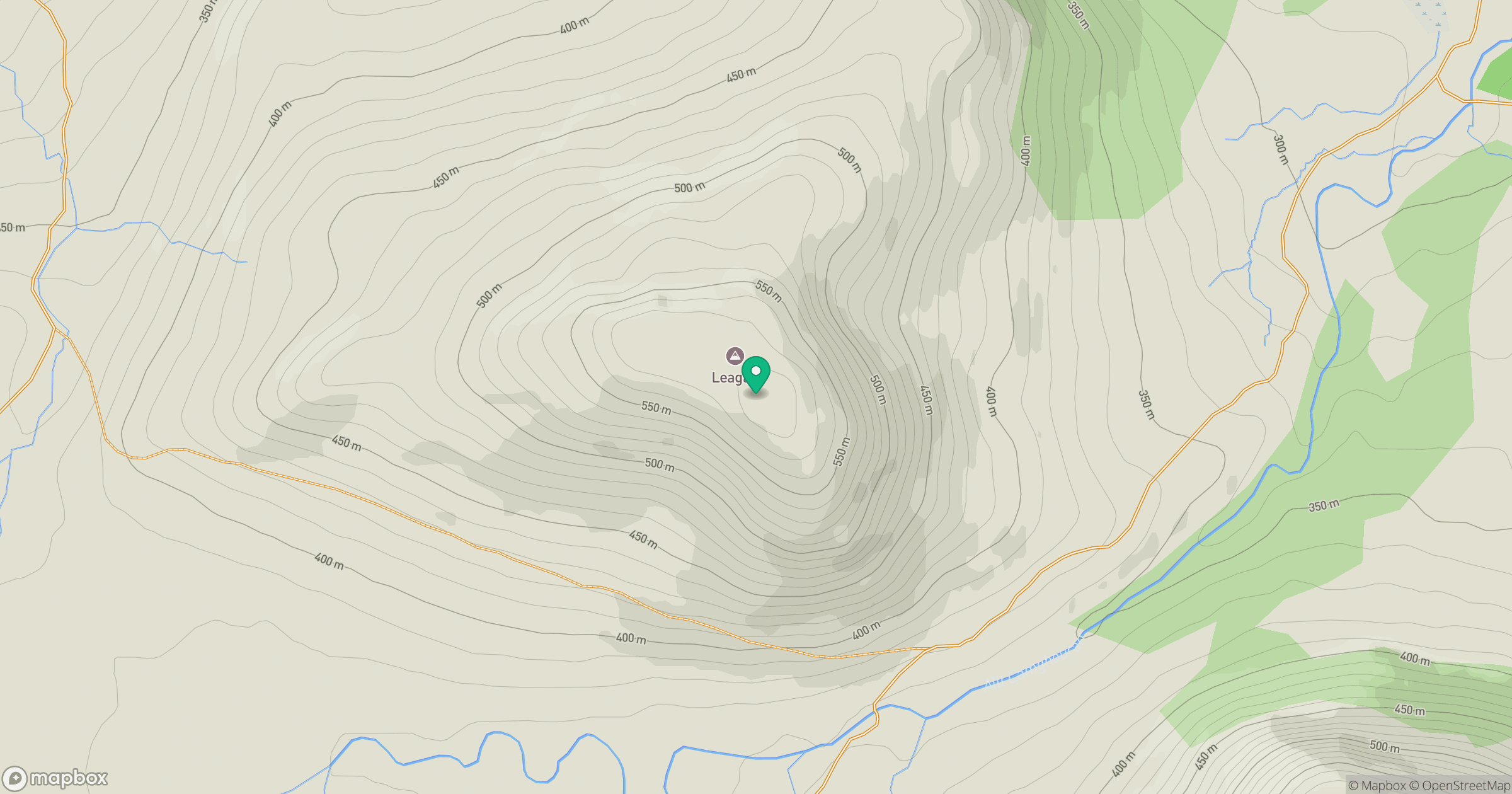 Leagag location map