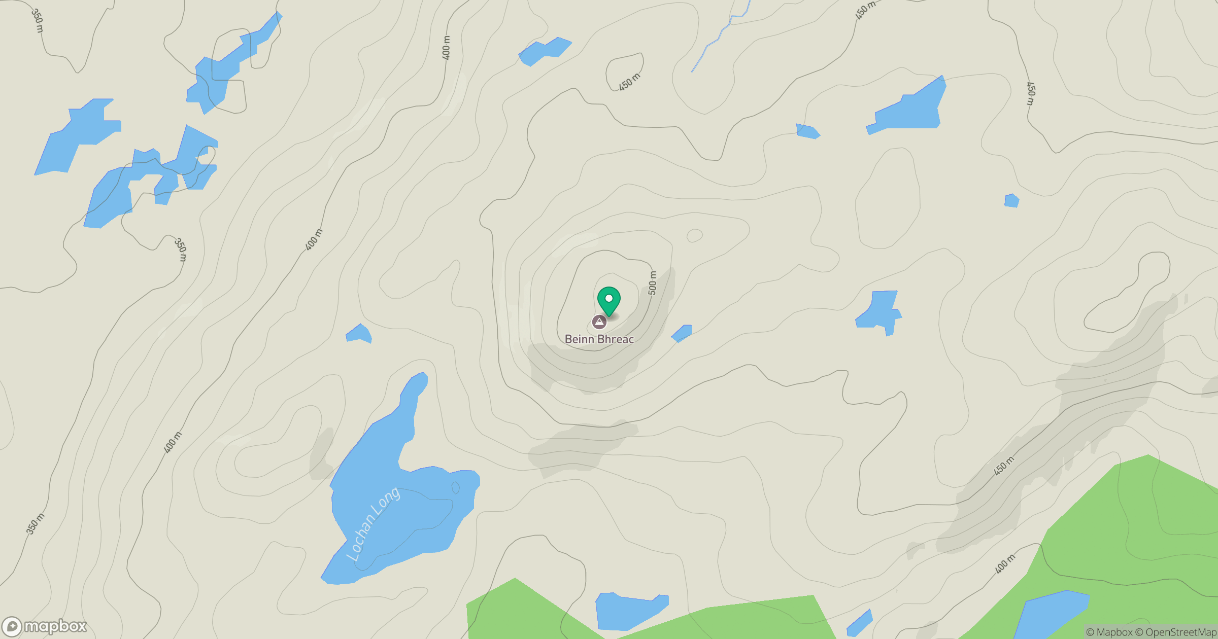 Beinn Bhreac location map