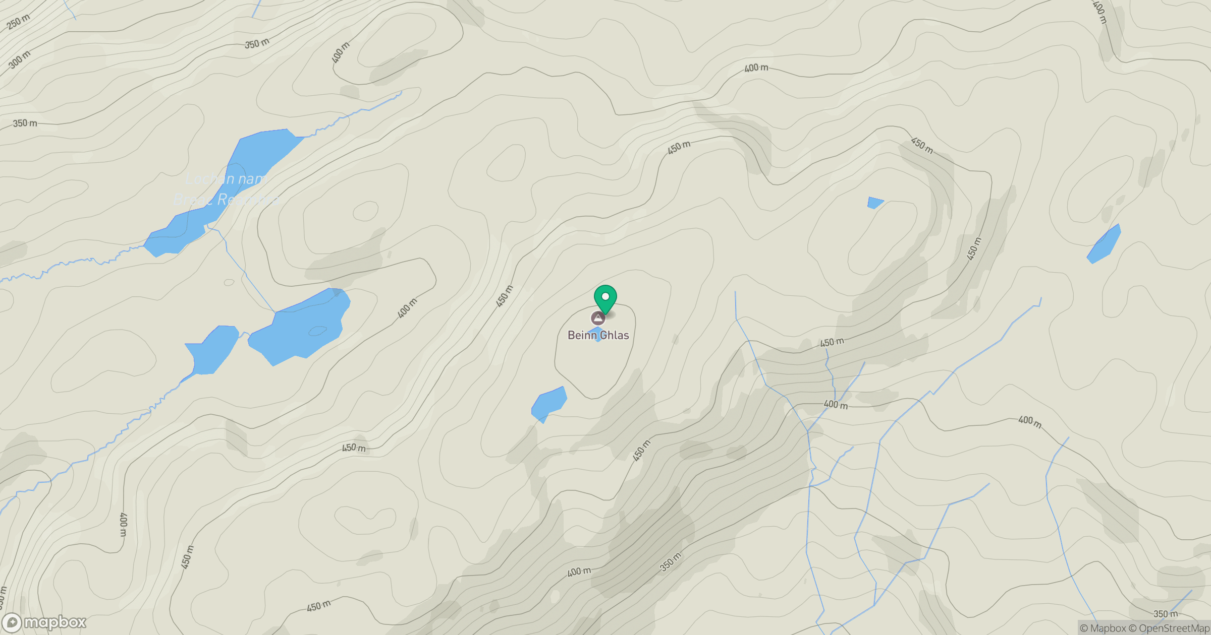 Beinn Ghlas location map
