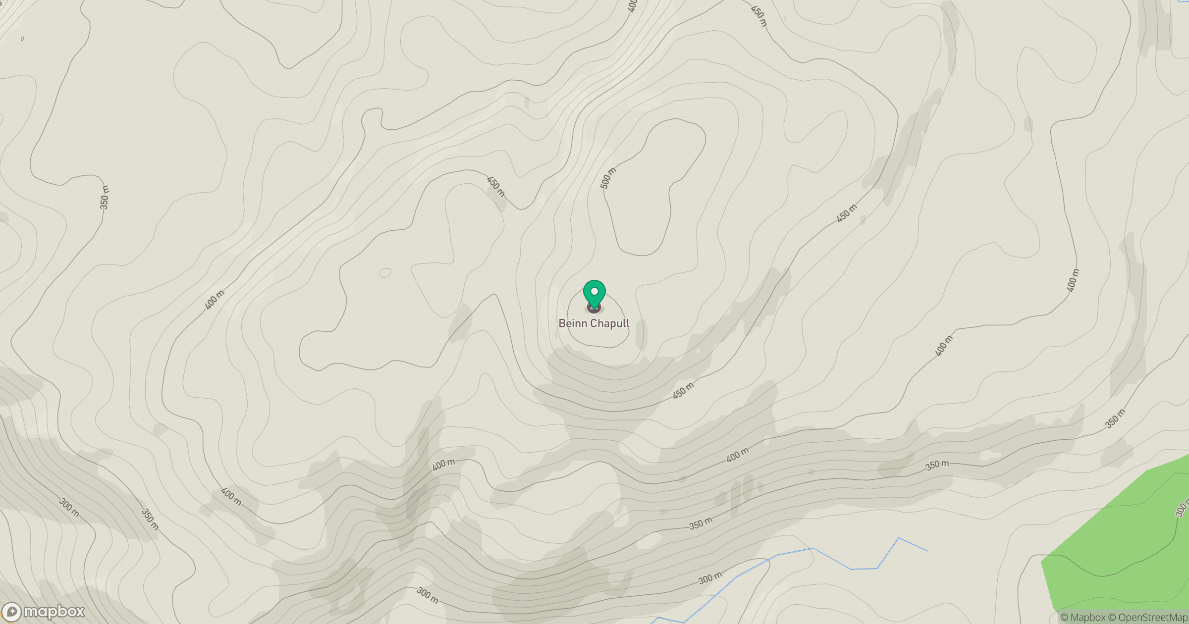 Beinn Chapull location map
