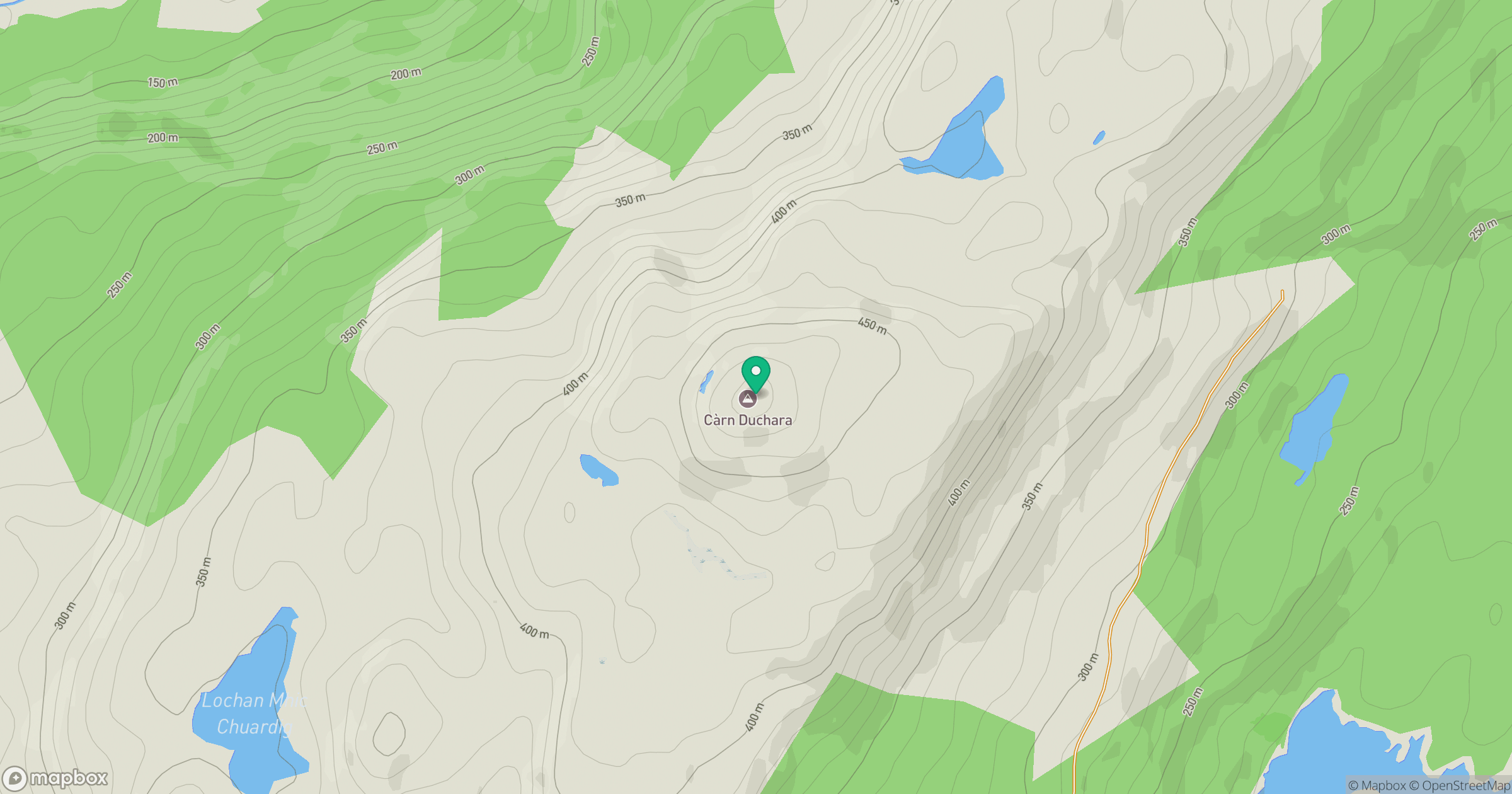 Carn Duchara location map