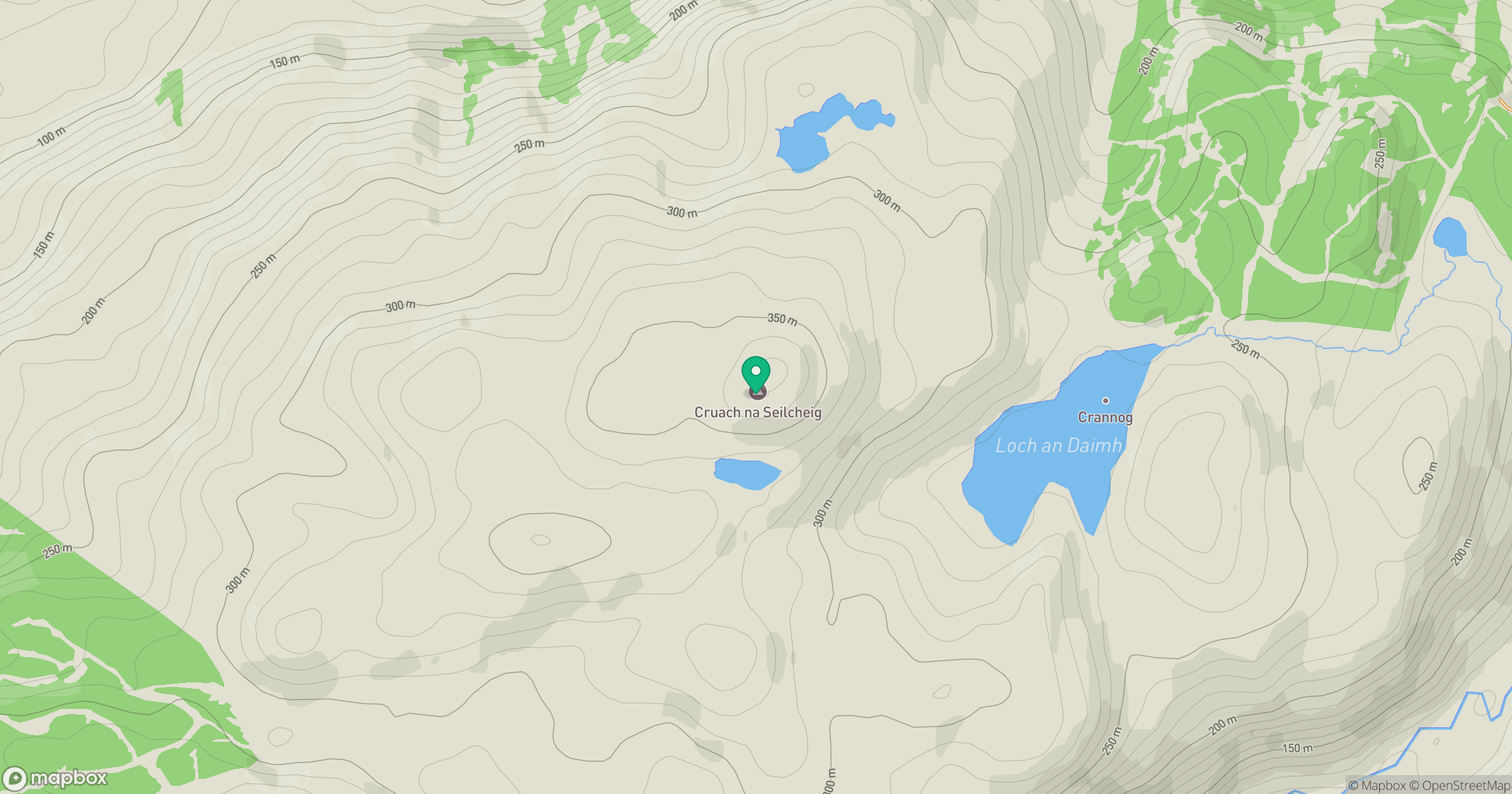 Cruach na Seilcheig location map