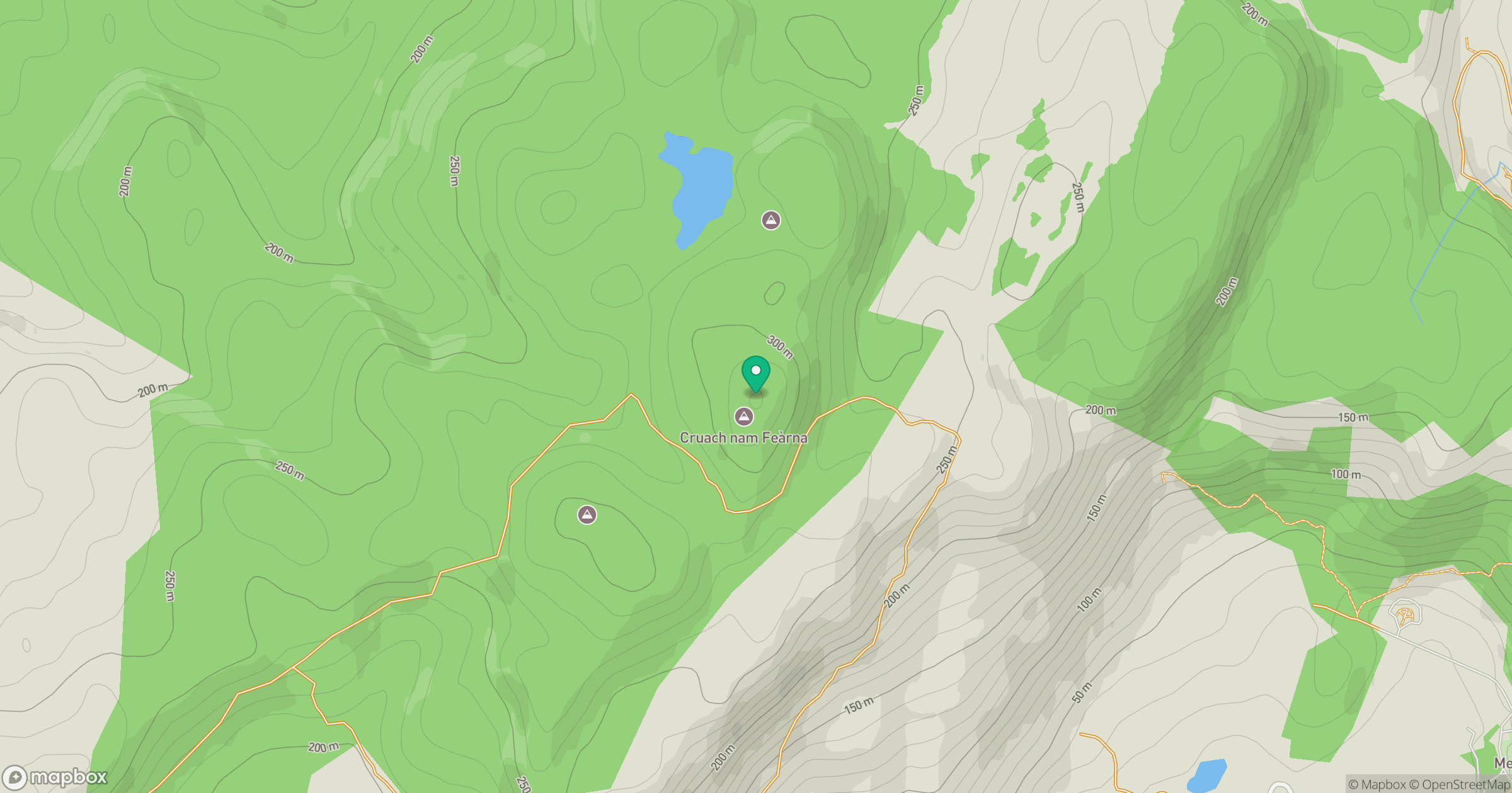 Cruach nam Fearna location map