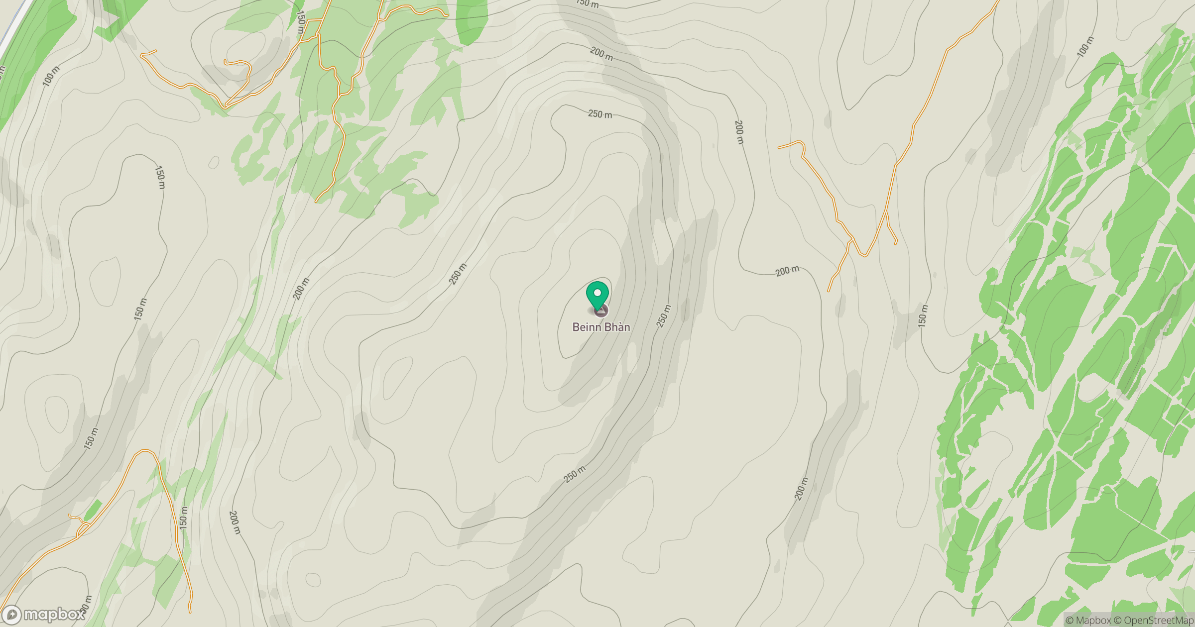 Beinn Bhan location map
