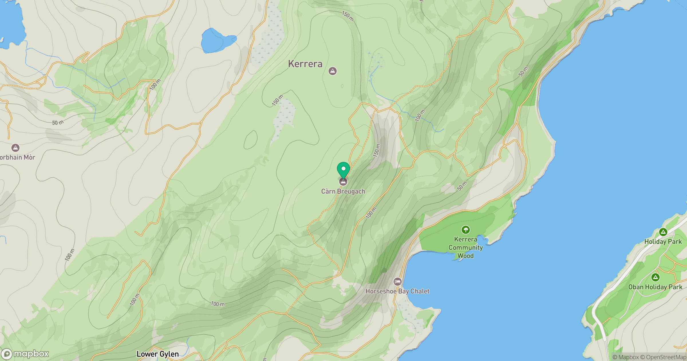 Carn Breugach location map