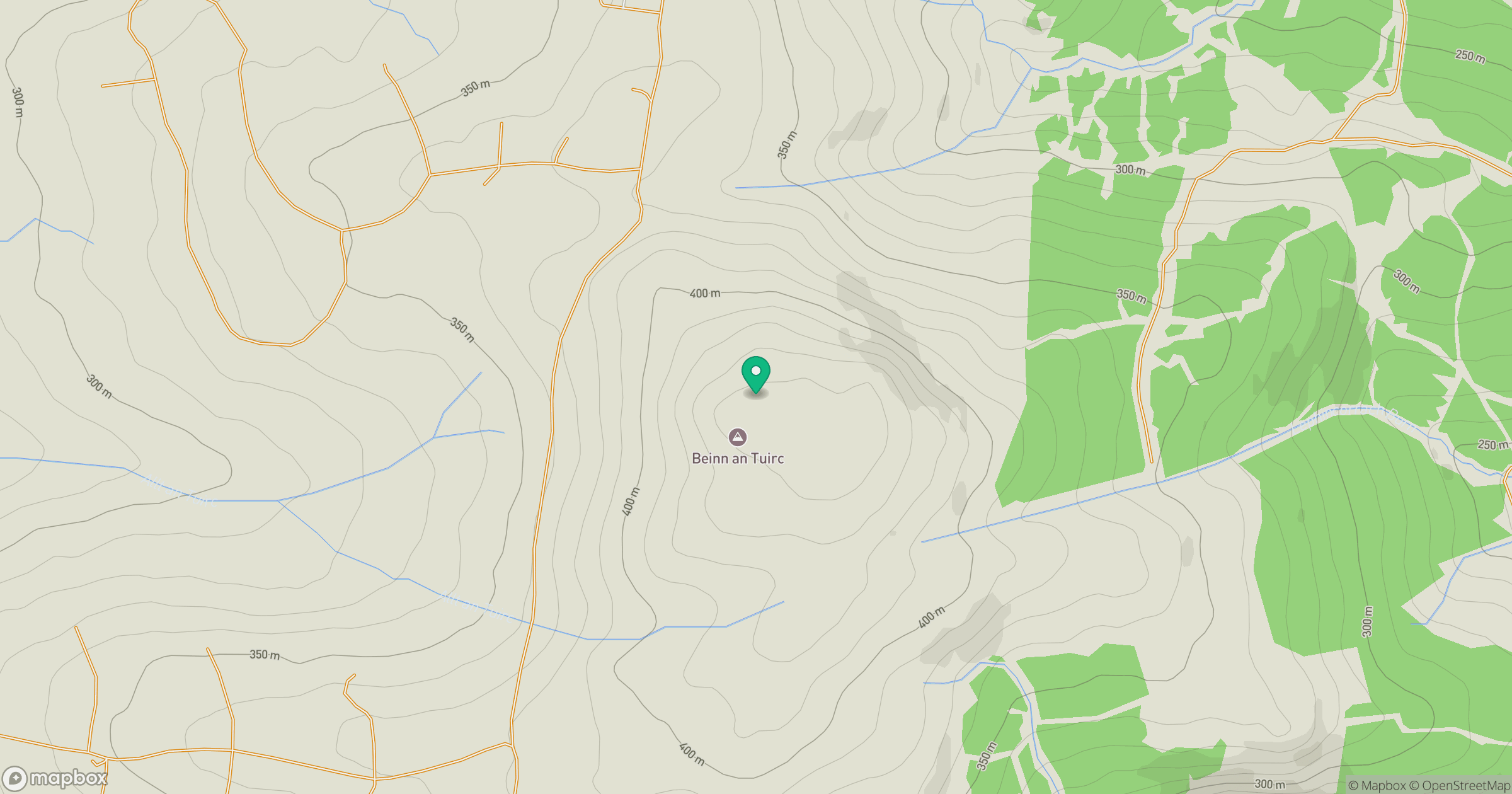 Beinn an Tuirc location map