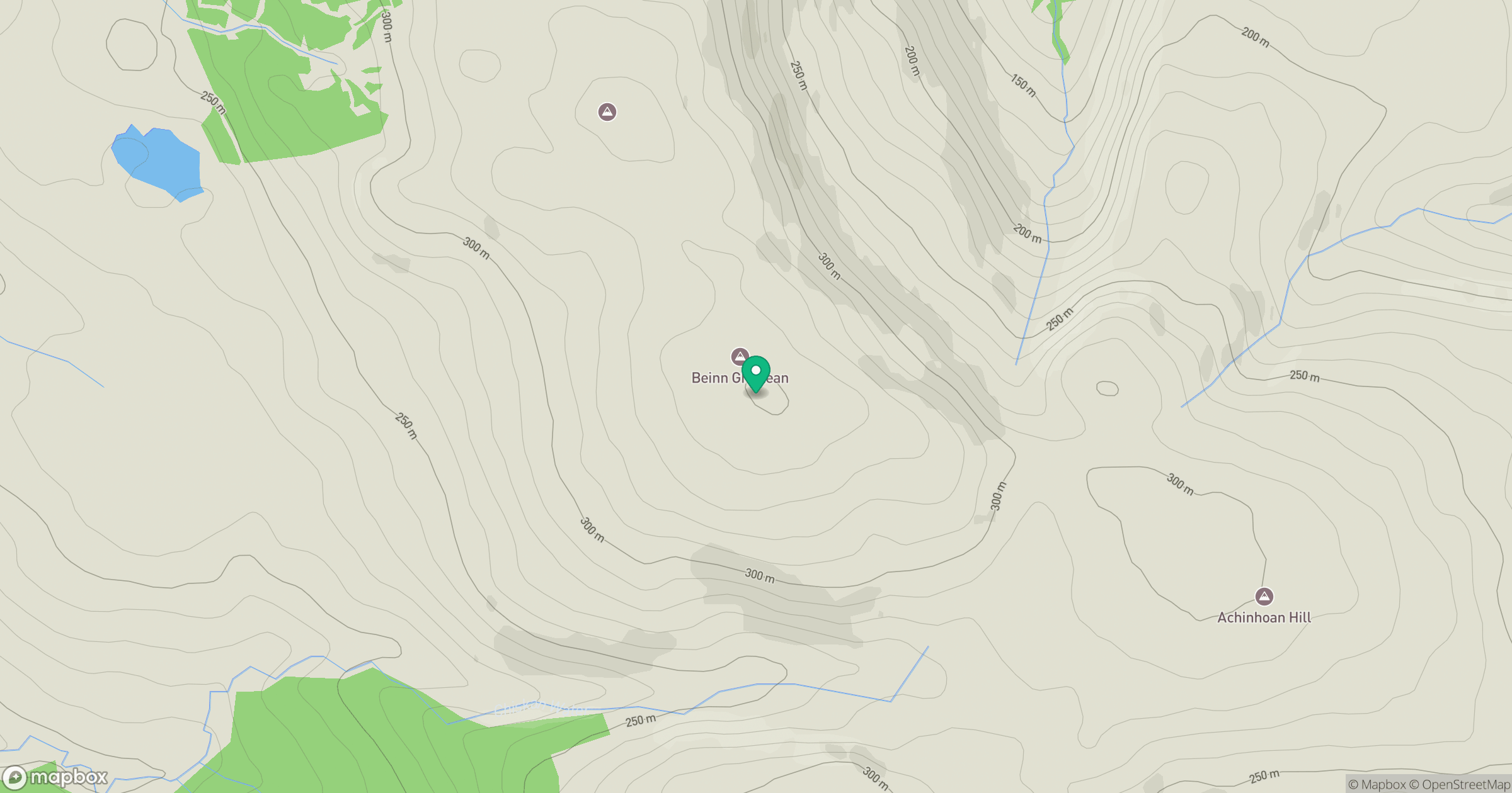Beinn Ghuilean location map