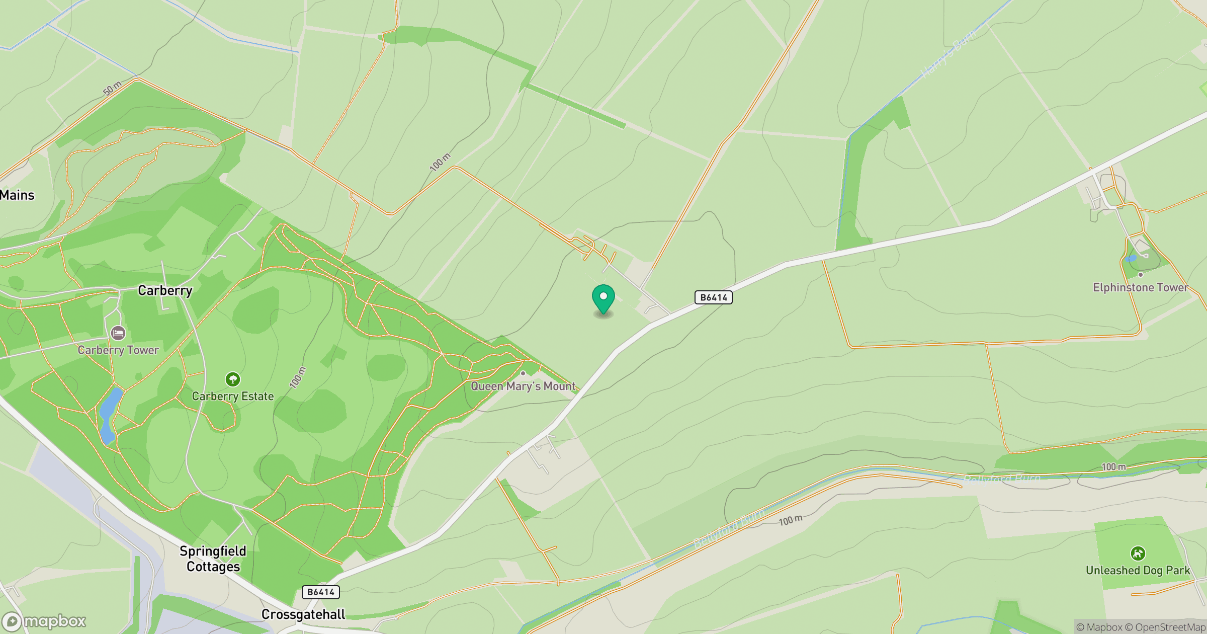 Carberry Hill location map