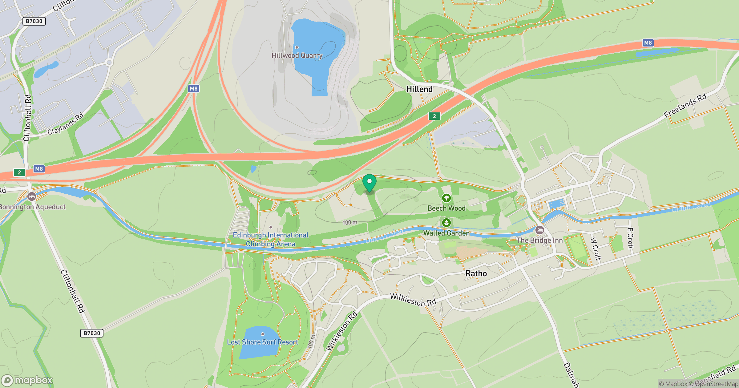 Ratho Hill location map