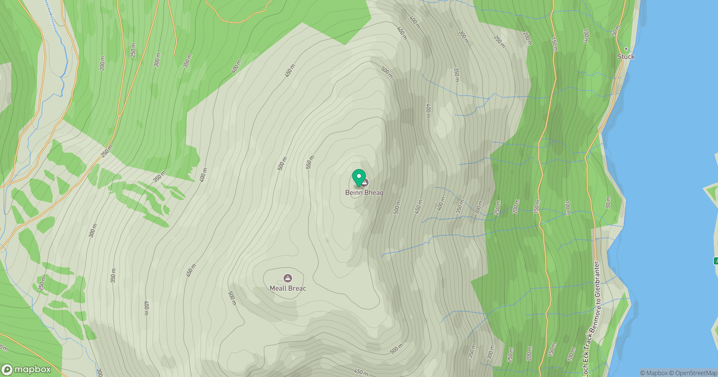 Beinn Bheag location map