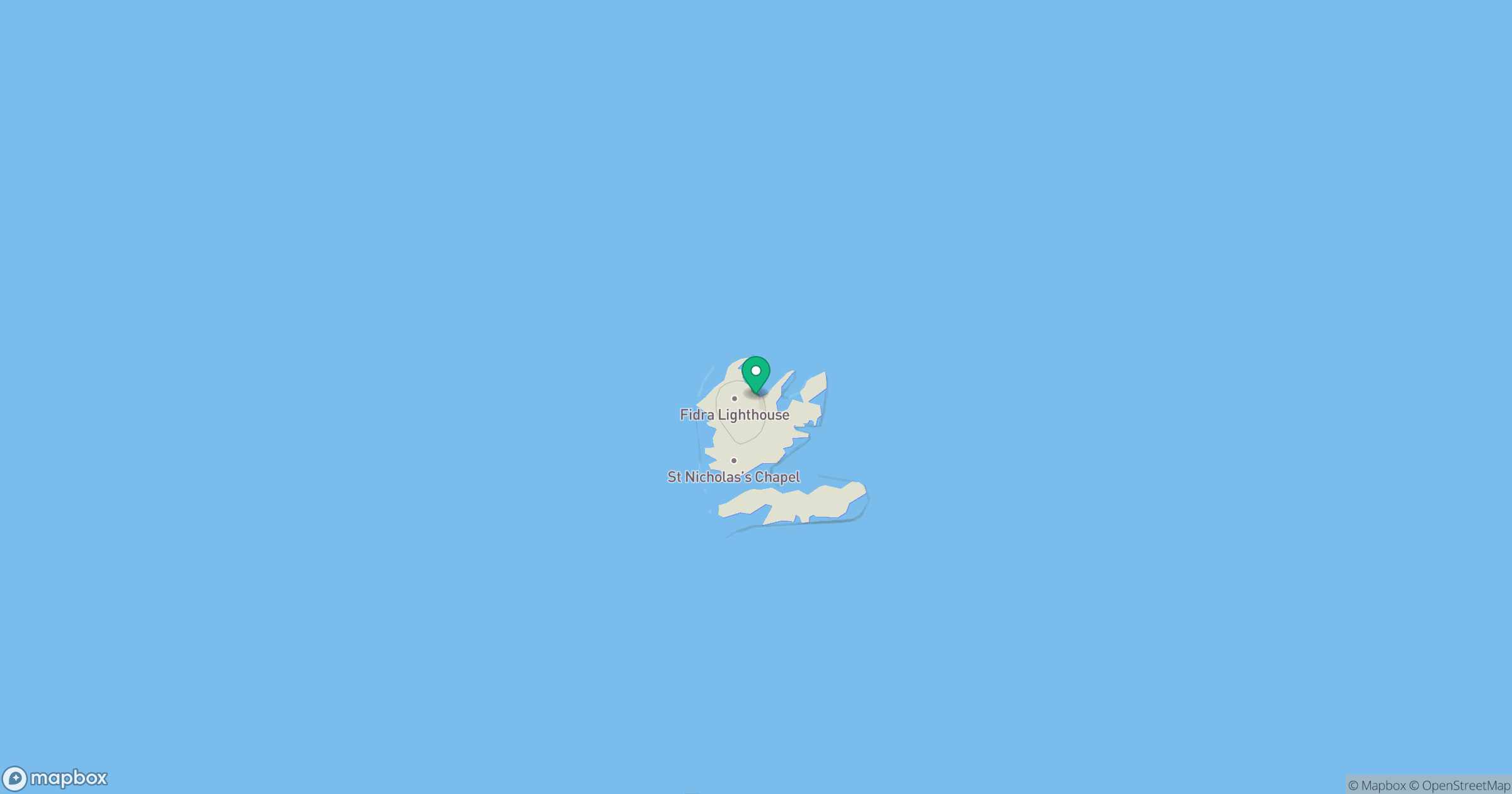 Fidra location map