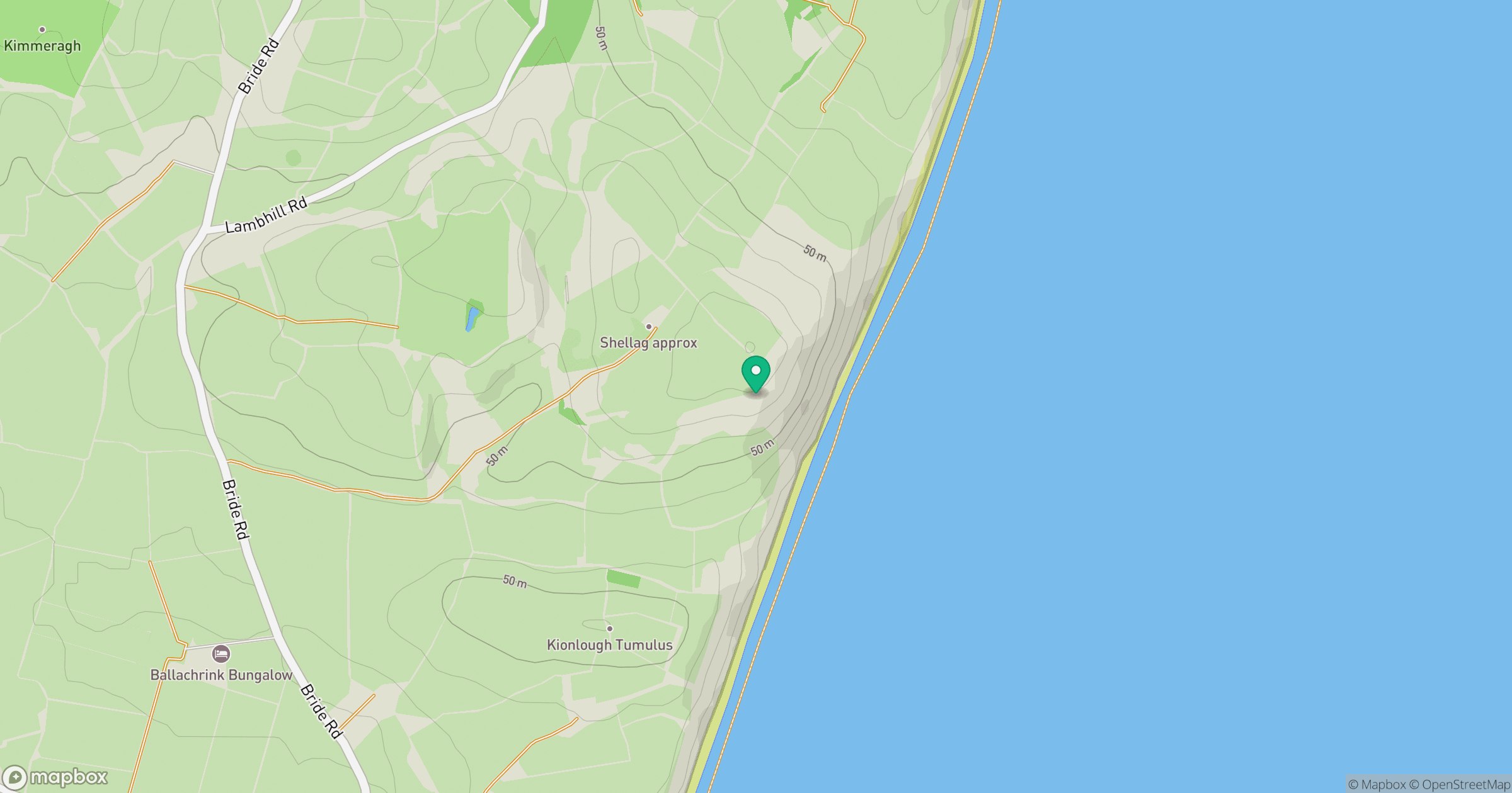 Cronk ny Arrey Laa location map