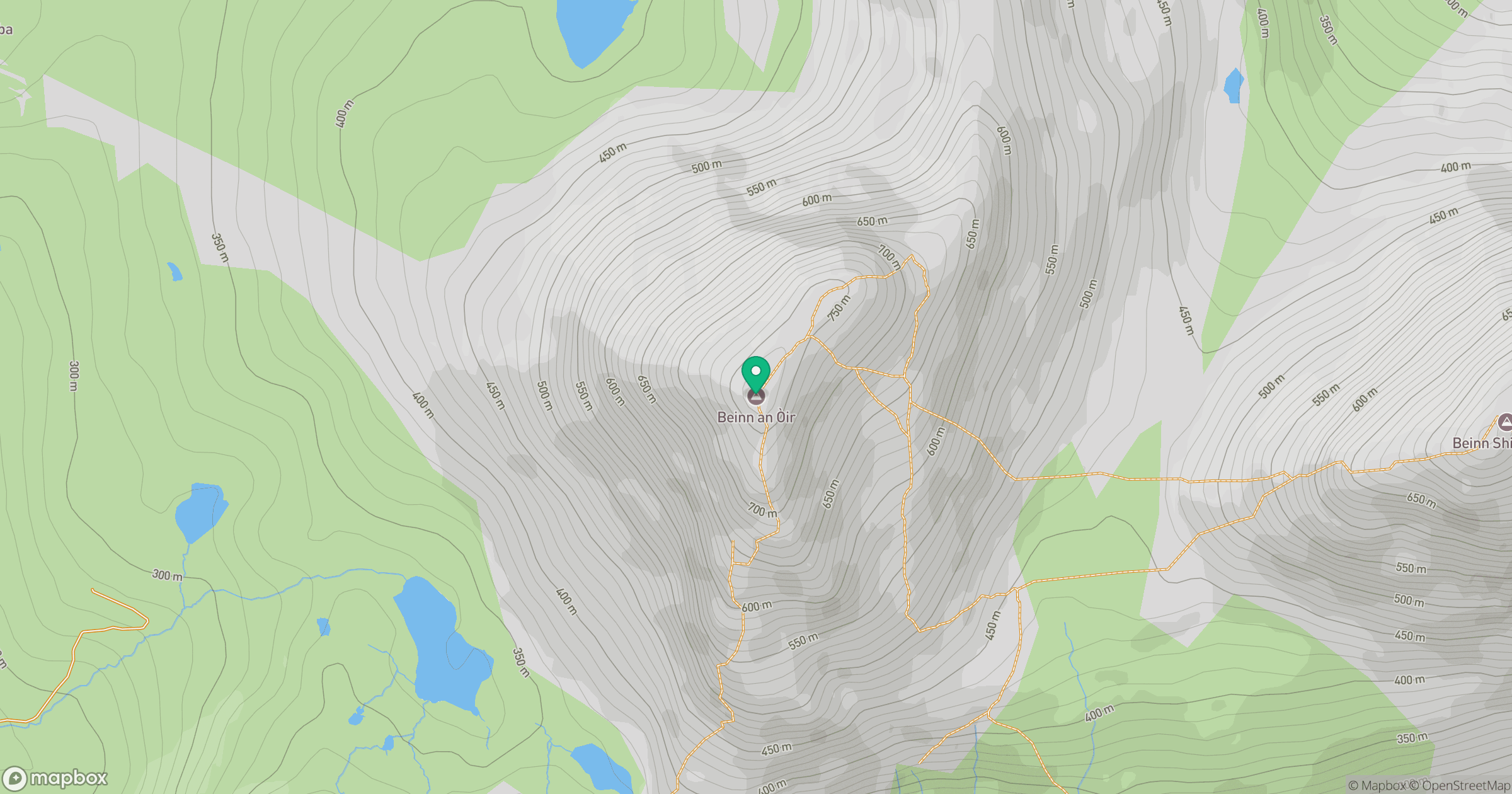 Beinn an Oir location map