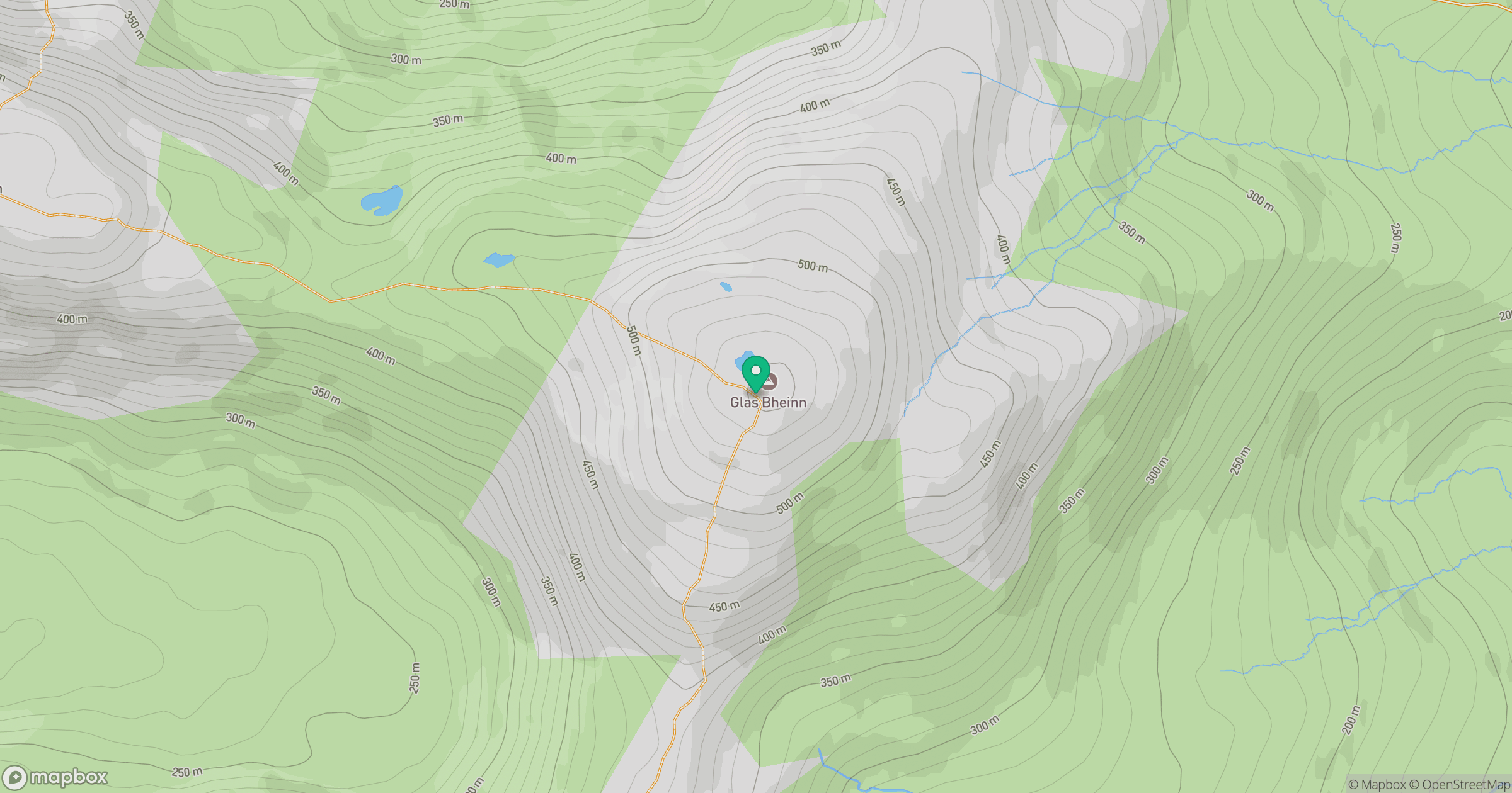 Glas Bheinn location map