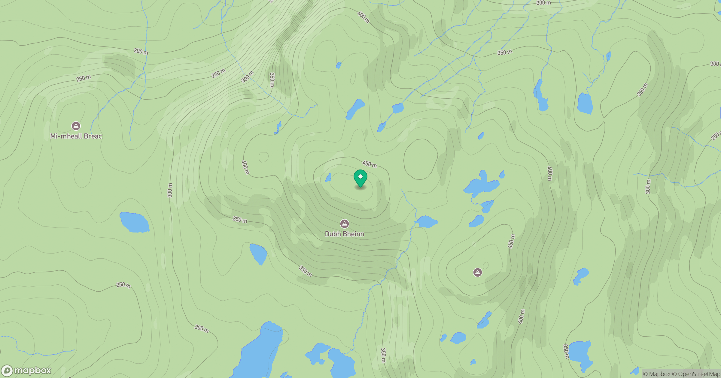 Dubh Bheinn location map