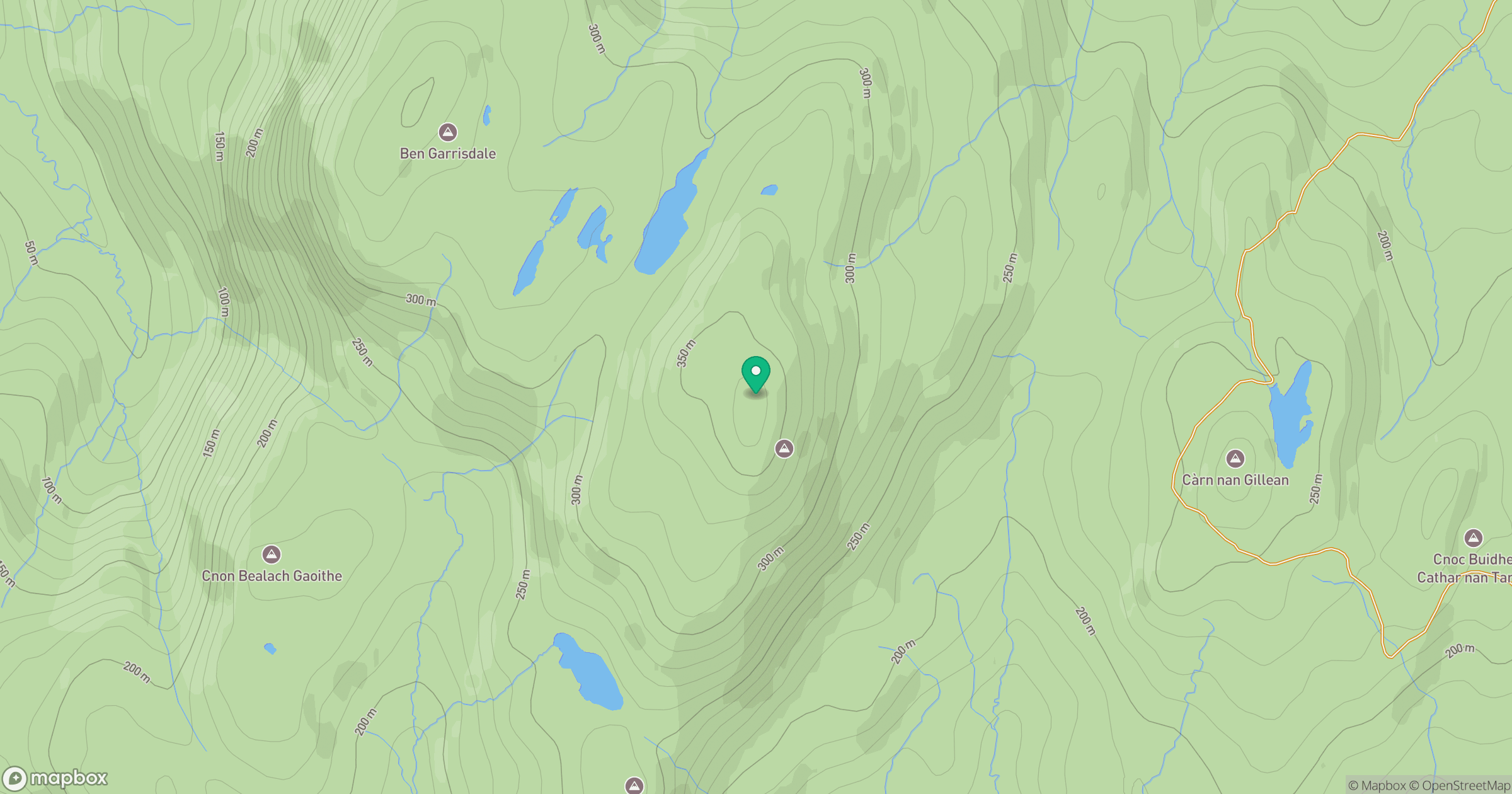 Ben Garrisdale location map