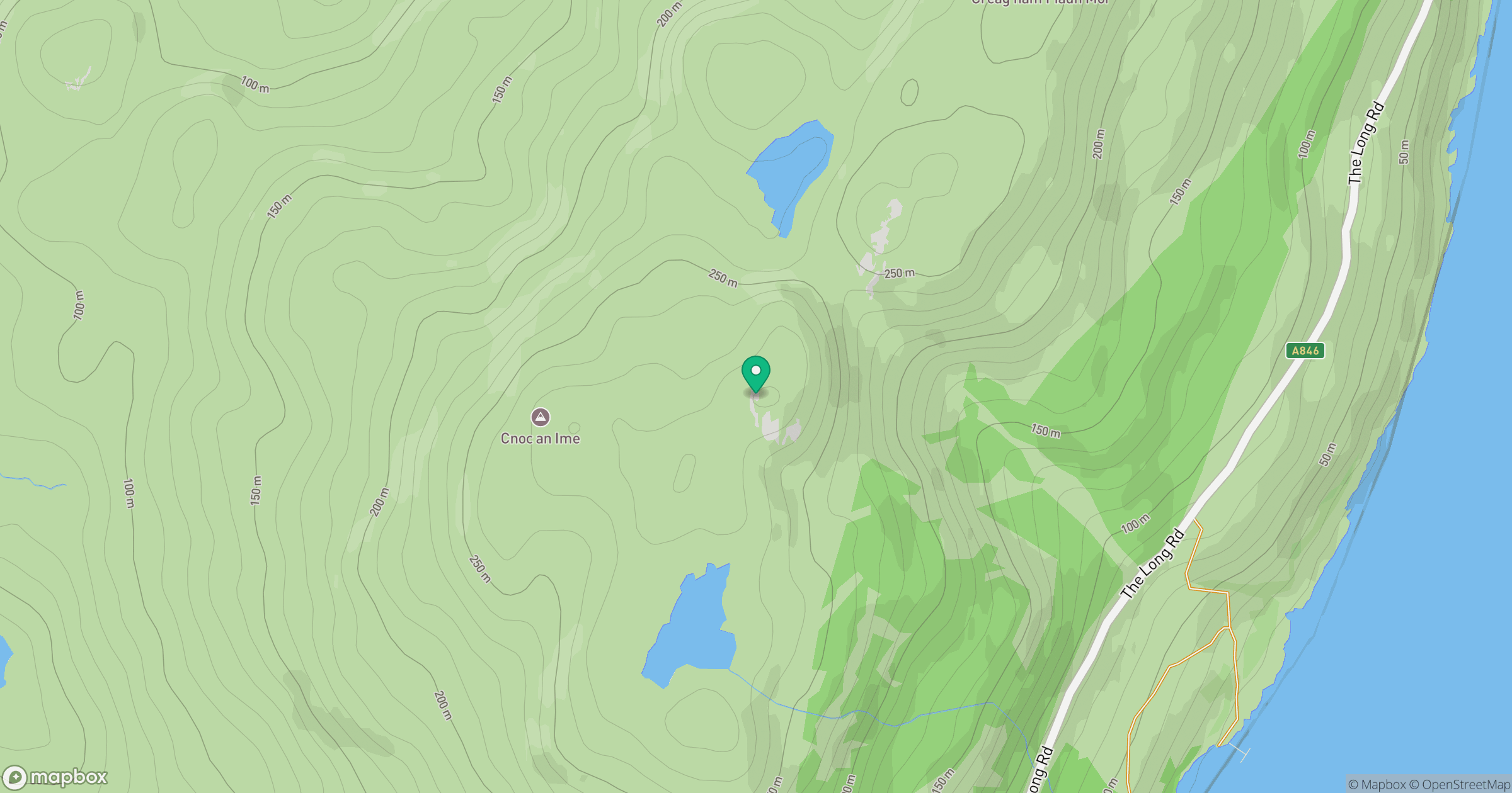 Cnoc an Ime location map